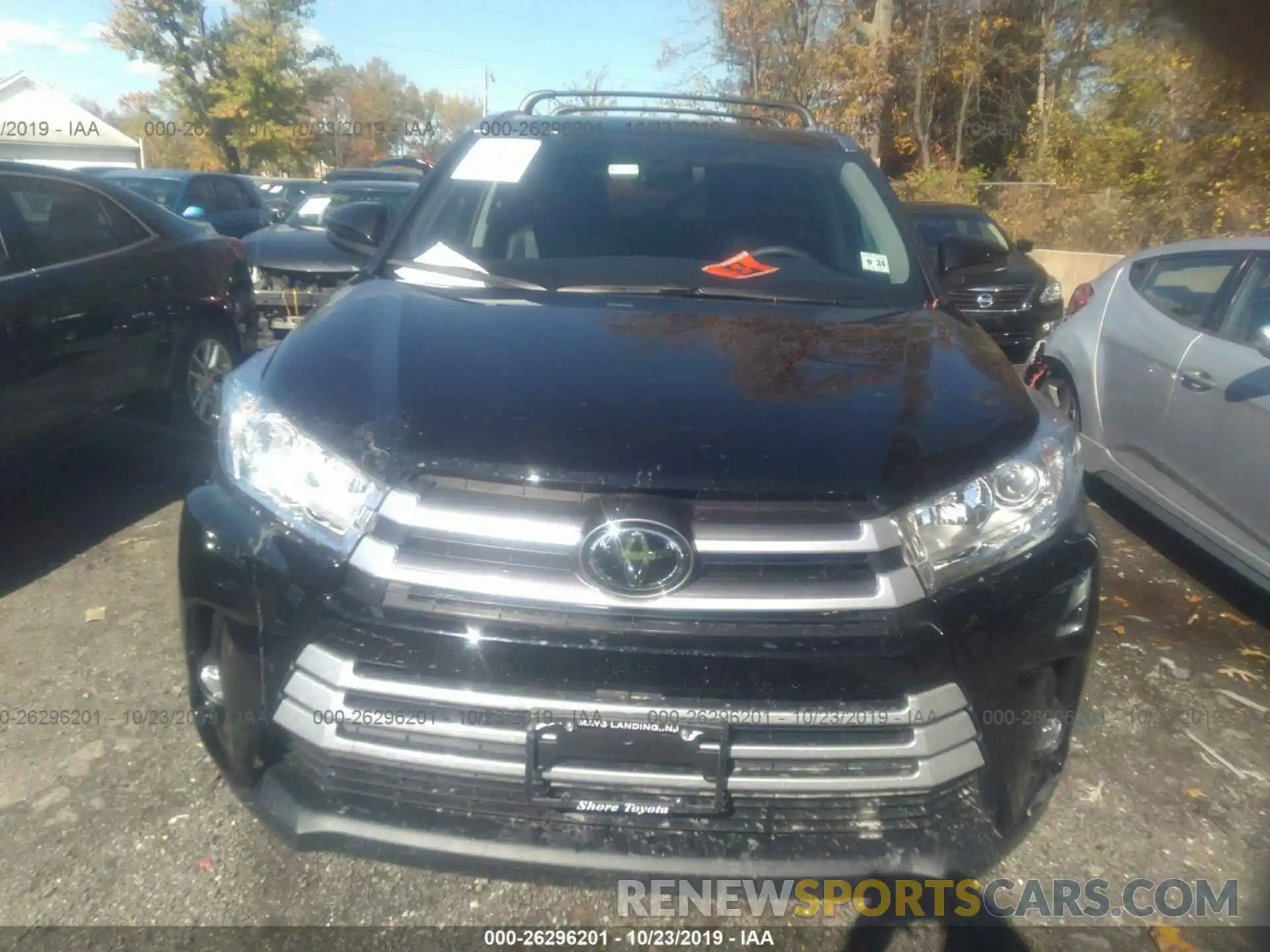 6 Photograph of a damaged car 5TDJZRFH4KS615730 TOYOTA HIGHLANDER 2019