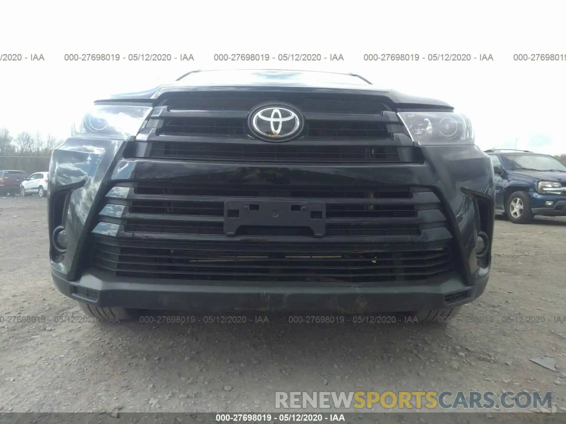 6 Photograph of a damaged car 5TDJZRFH4KS620278 TOYOTA HIGHLANDER 2019