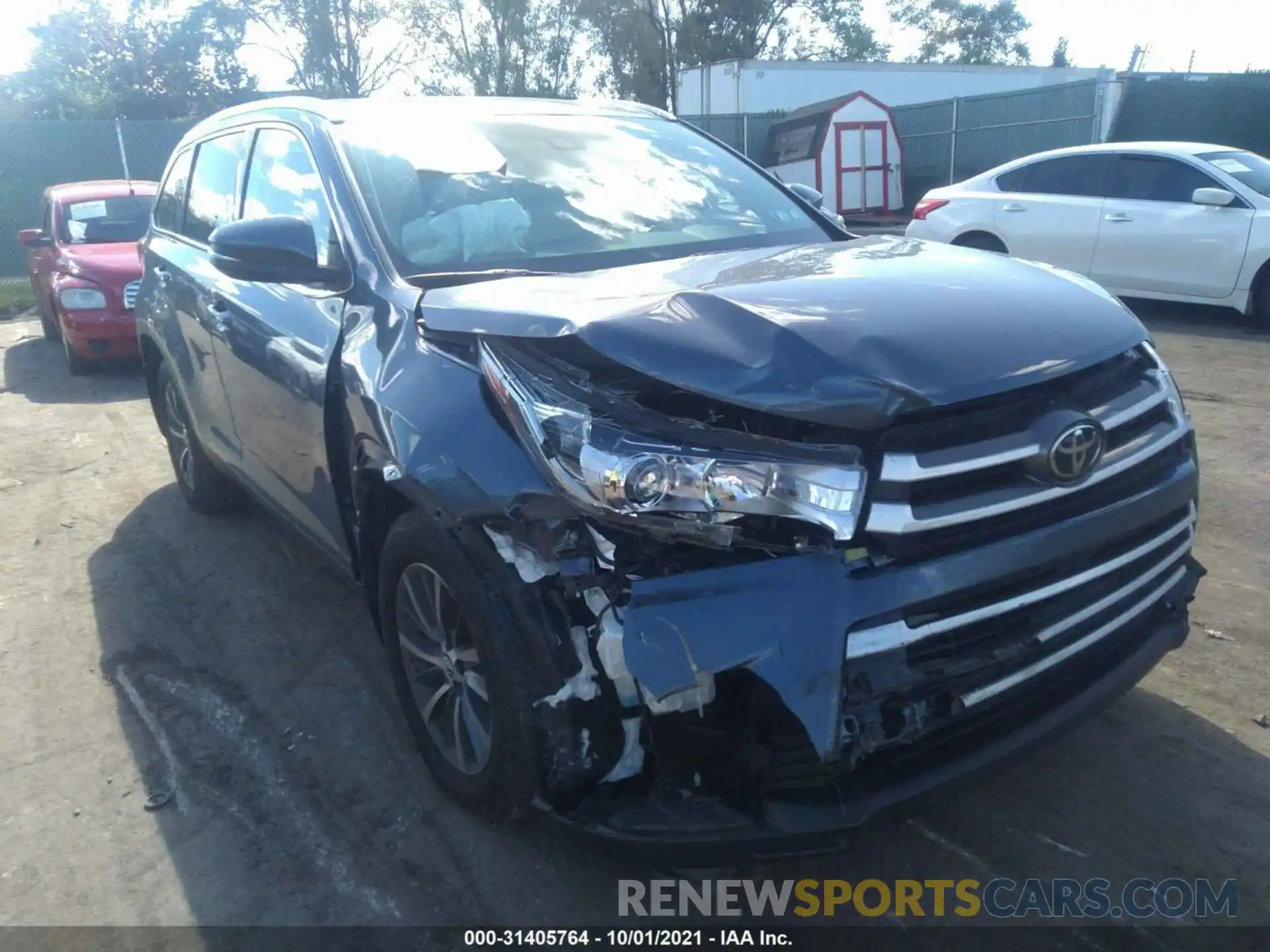 6 Photograph of a damaged car 5TDJZRFH4KS711194 TOYOTA HIGHLANDER 2019