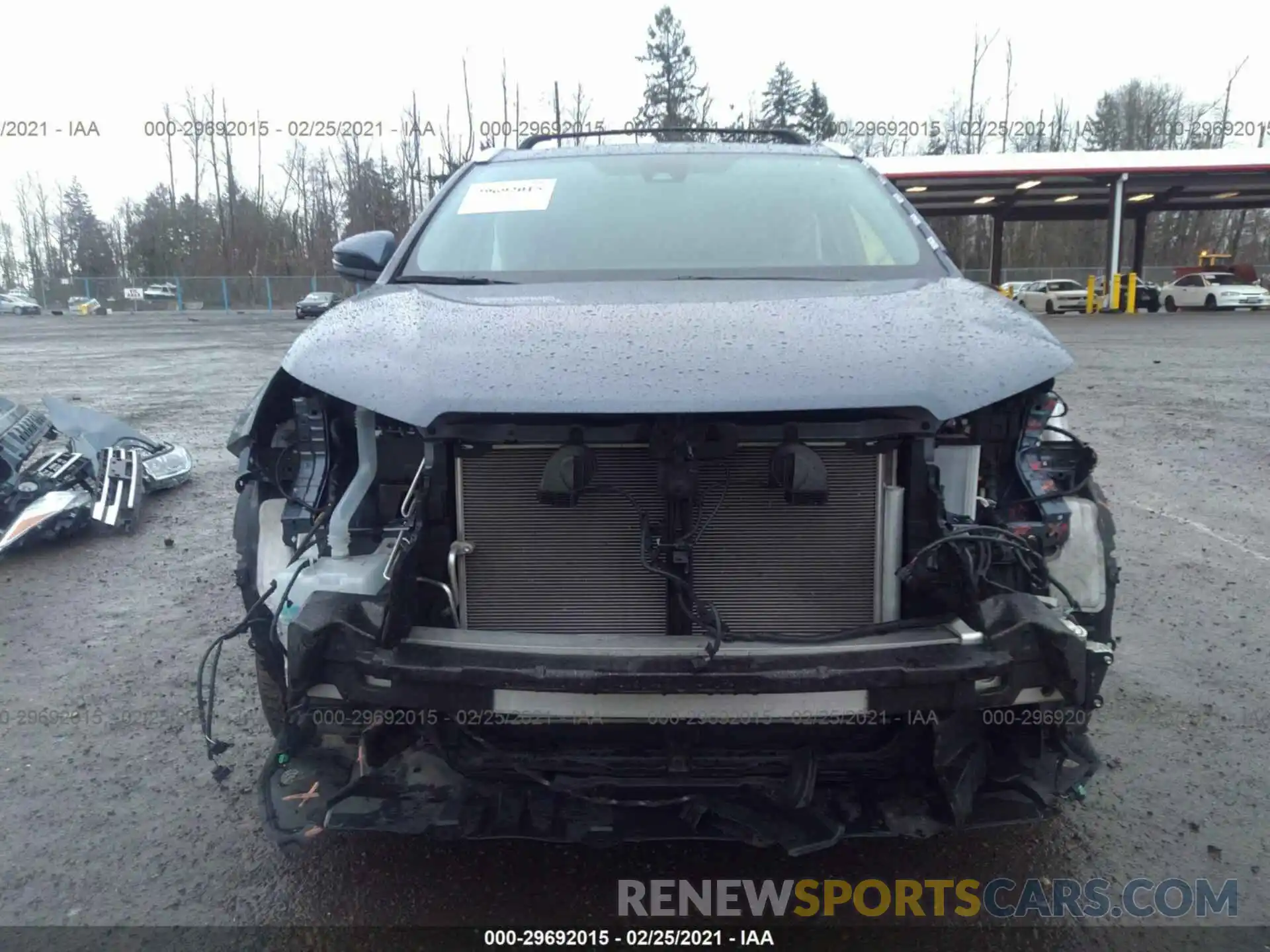 6 Photograph of a damaged car 5TDJZRFH4KS922864 TOYOTA HIGHLANDER 2019