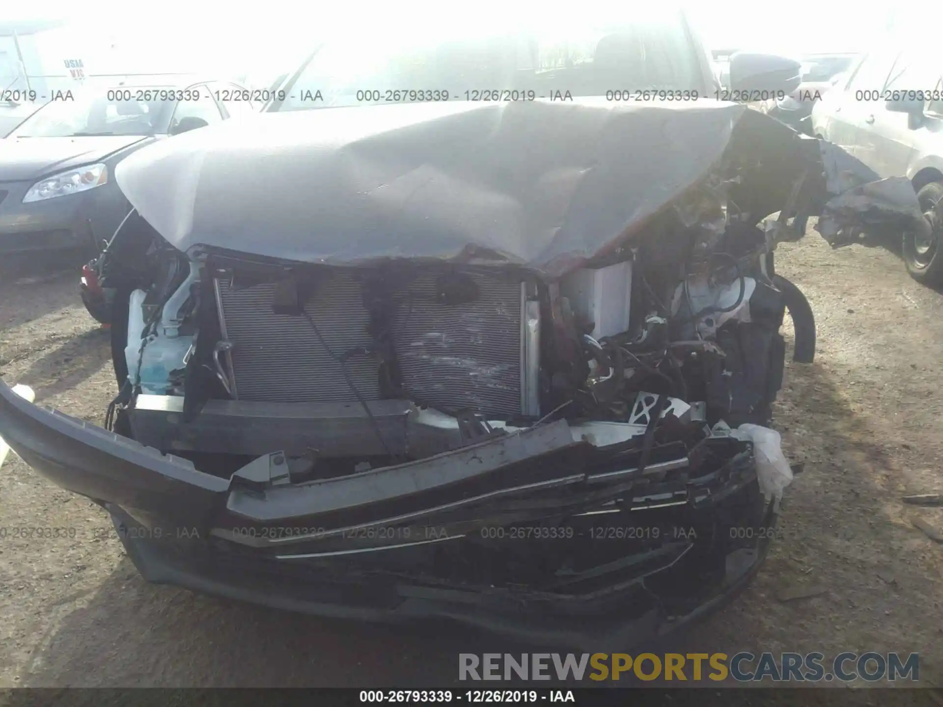 6 Photograph of a damaged car 5TDJZRFH5KS583953 TOYOTA HIGHLANDER 2019