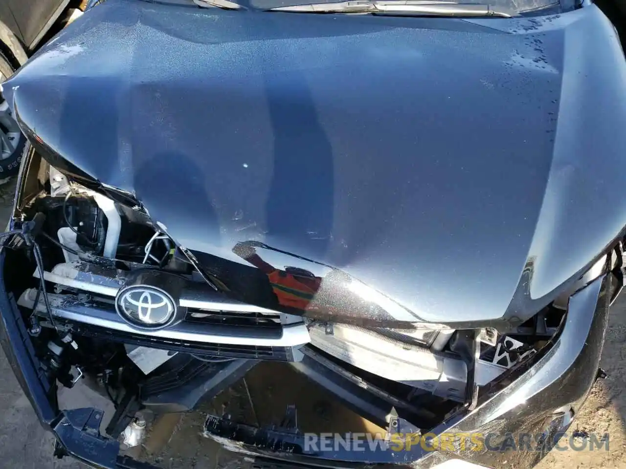 7 Photograph of a damaged car 5TDJZRFH5KS588649 TOYOTA HIGHLANDER 2019