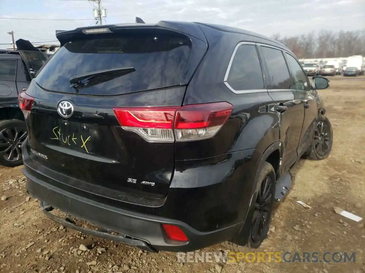 4 Фотография поврежденного автомобиля 5TDJZRFH5KS600377 TOYOTA HIGHLANDER 2019