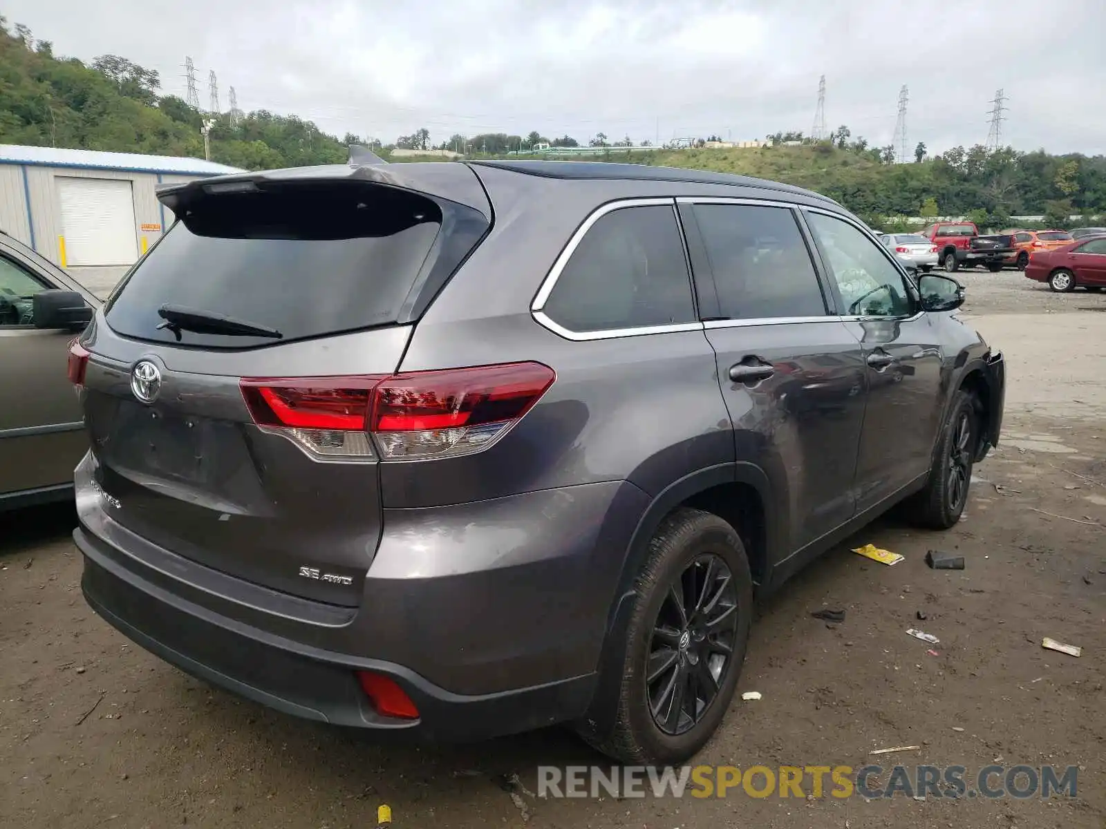 4 Фотография поврежденного автомобиля 5TDJZRFH5KS605997 TOYOTA HIGHLANDER 2019