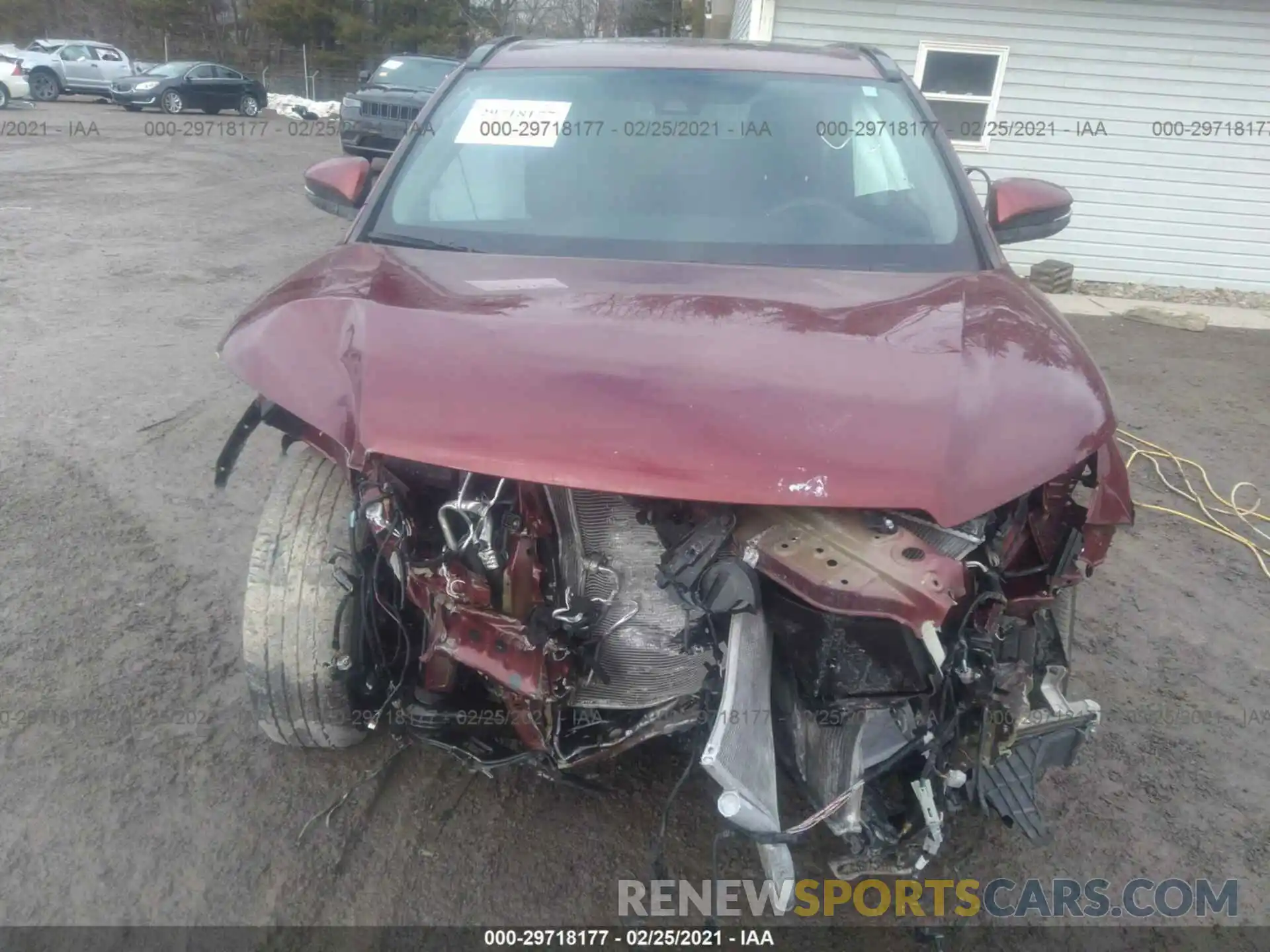 6 Photograph of a damaged car 5TDJZRFH5KS622007 TOYOTA HIGHLANDER 2019