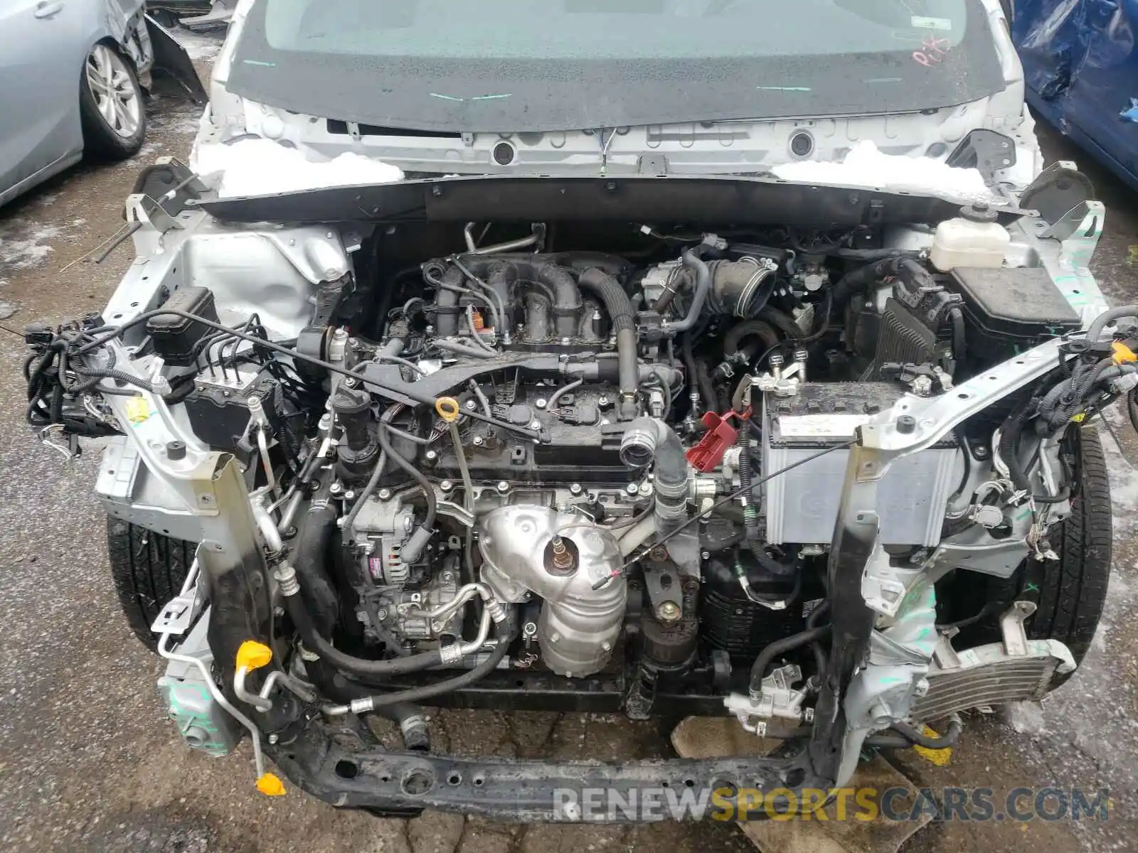 7 Photograph of a damaged car 5TDJZRFH5KS622217 TOYOTA HIGHLANDER 2019