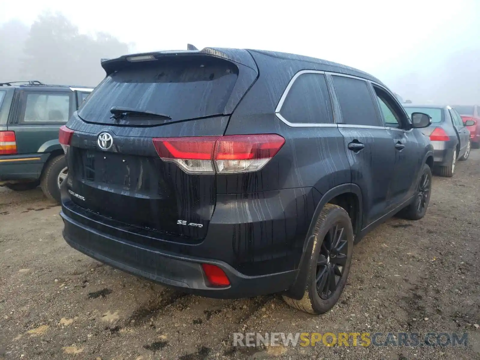 4 Фотография поврежденного автомобиля 5TDJZRFH5KS703511 TOYOTA HIGHLANDER 2019