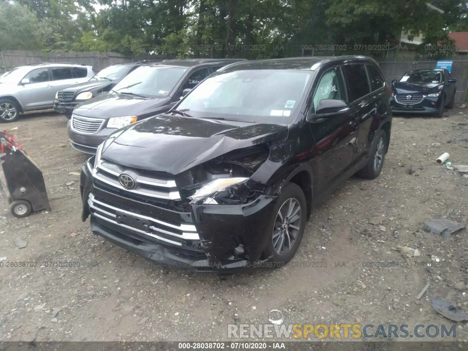 6 Фотография поврежденного автомобиля 5TDJZRFH5KS919469 TOYOTA HIGHLANDER 2019