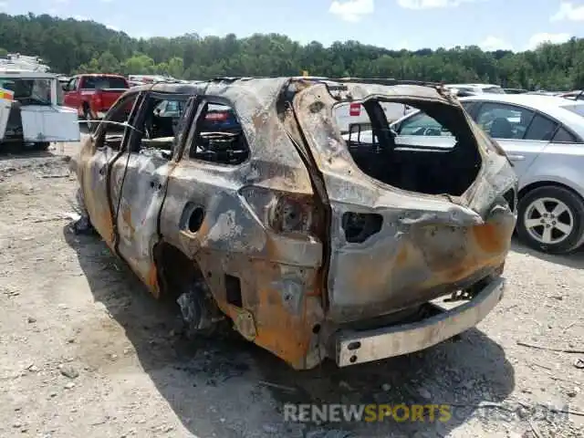 3 Photograph of a damaged car 5TDJZRFH5KS952486 TOYOTA HIGHLANDER 2019