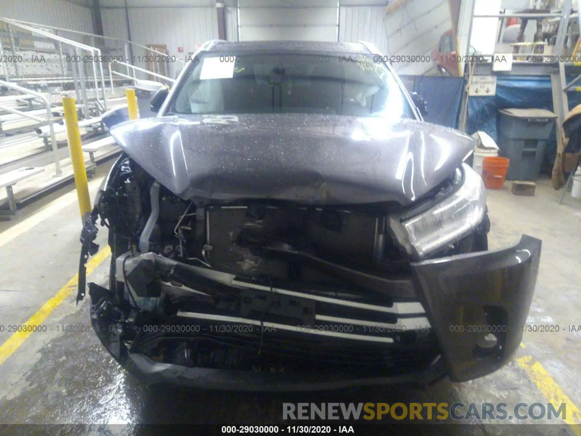 6 Photograph of a damaged car 5TDJZRFH6KS574095 TOYOTA HIGHLANDER 2019