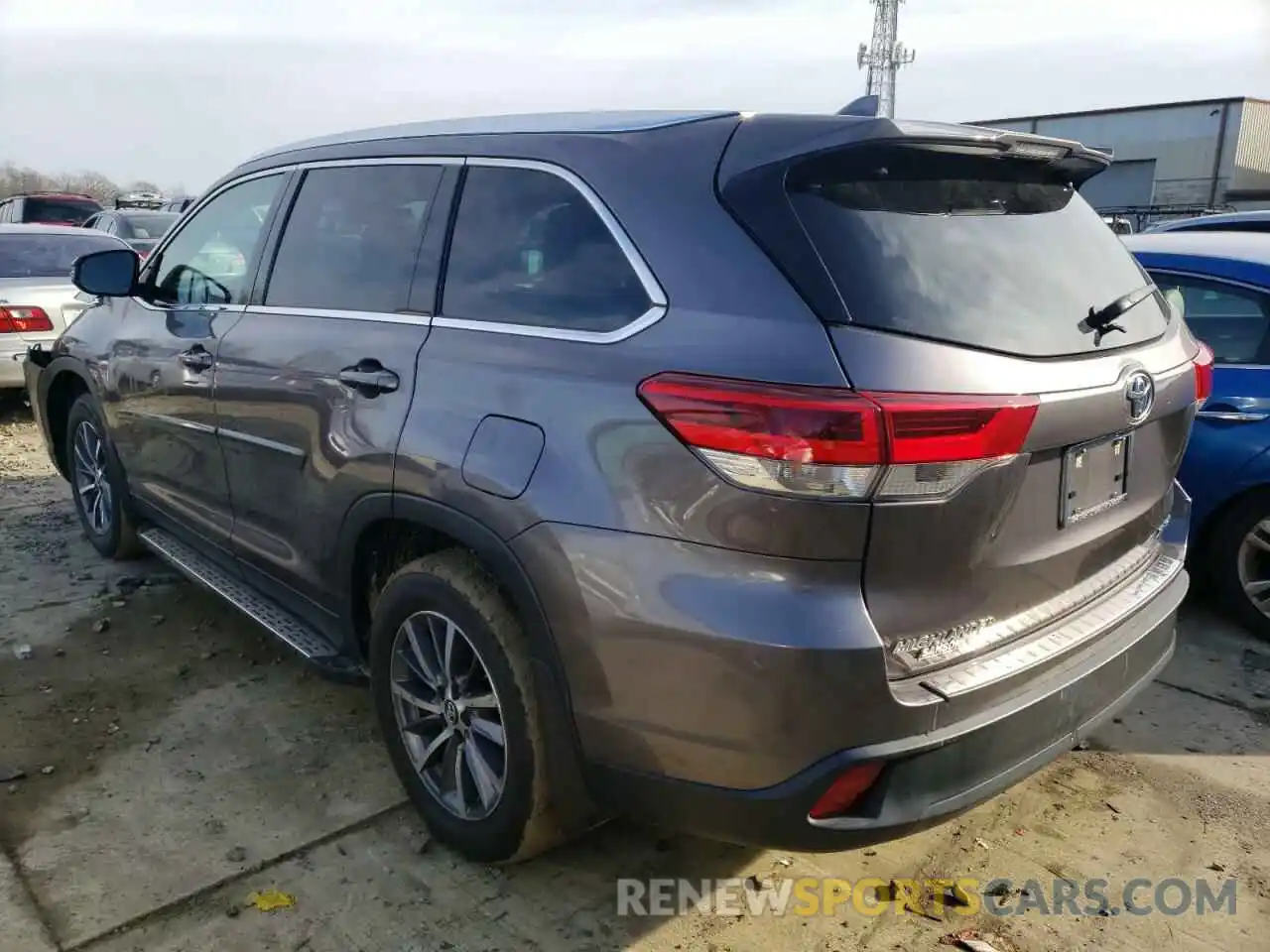 3 Фотография поврежденного автомобиля 5TDJZRFH6KS577174 TOYOTA HIGHLANDER 2019