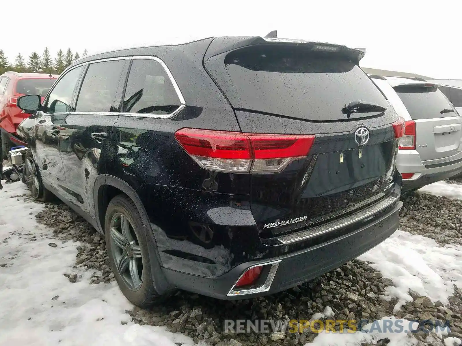 3 Фотография поврежденного автомобиля 5TDJZRFH6KS587669 TOYOTA HIGHLANDER 2019