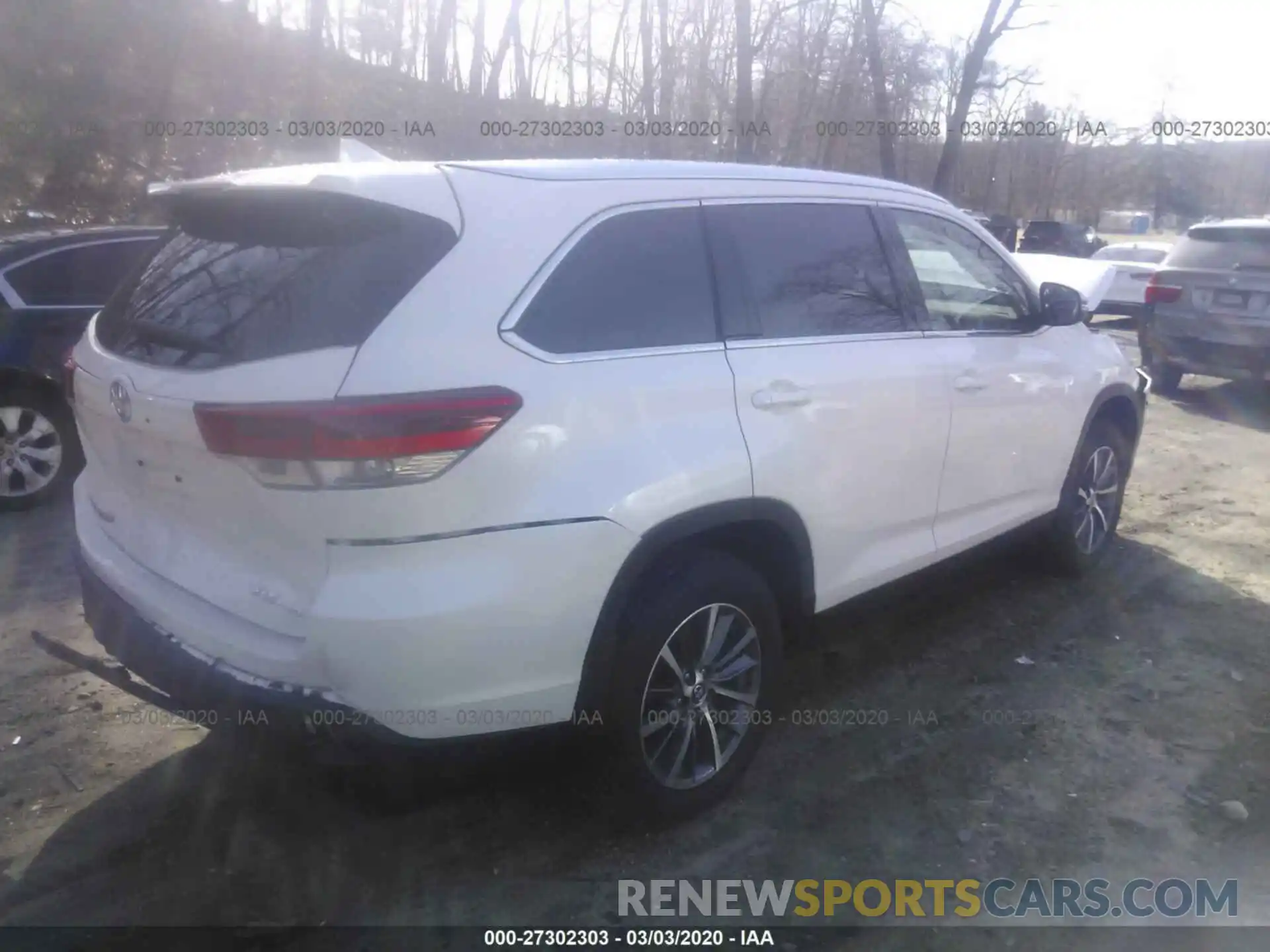 4 Фотография поврежденного автомобиля 5TDJZRFH6KS589115 TOYOTA HIGHLANDER 2019