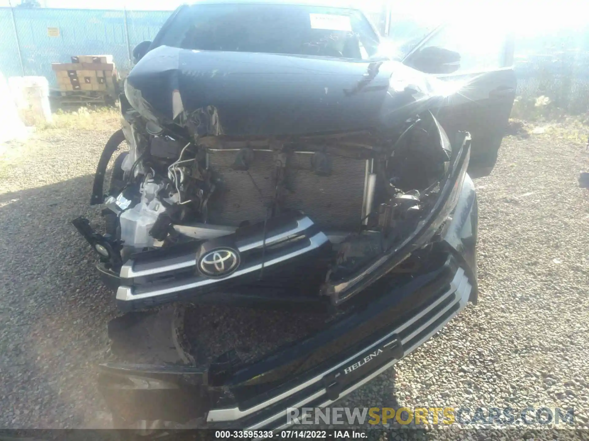 6 Photograph of a damaged car 5TDJZRFH6KS590927 TOYOTA HIGHLANDER 2019