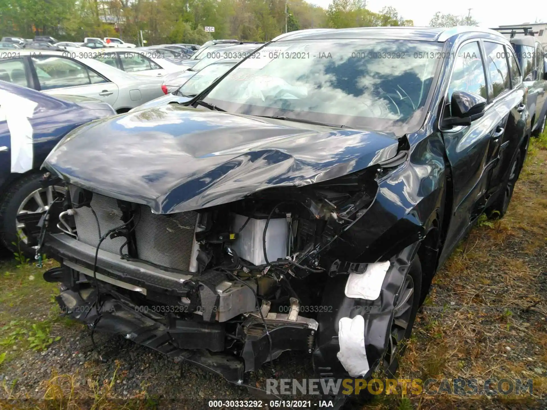 6 Photograph of a damaged car 5TDJZRFH6KS594203 TOYOTA HIGHLANDER 2019