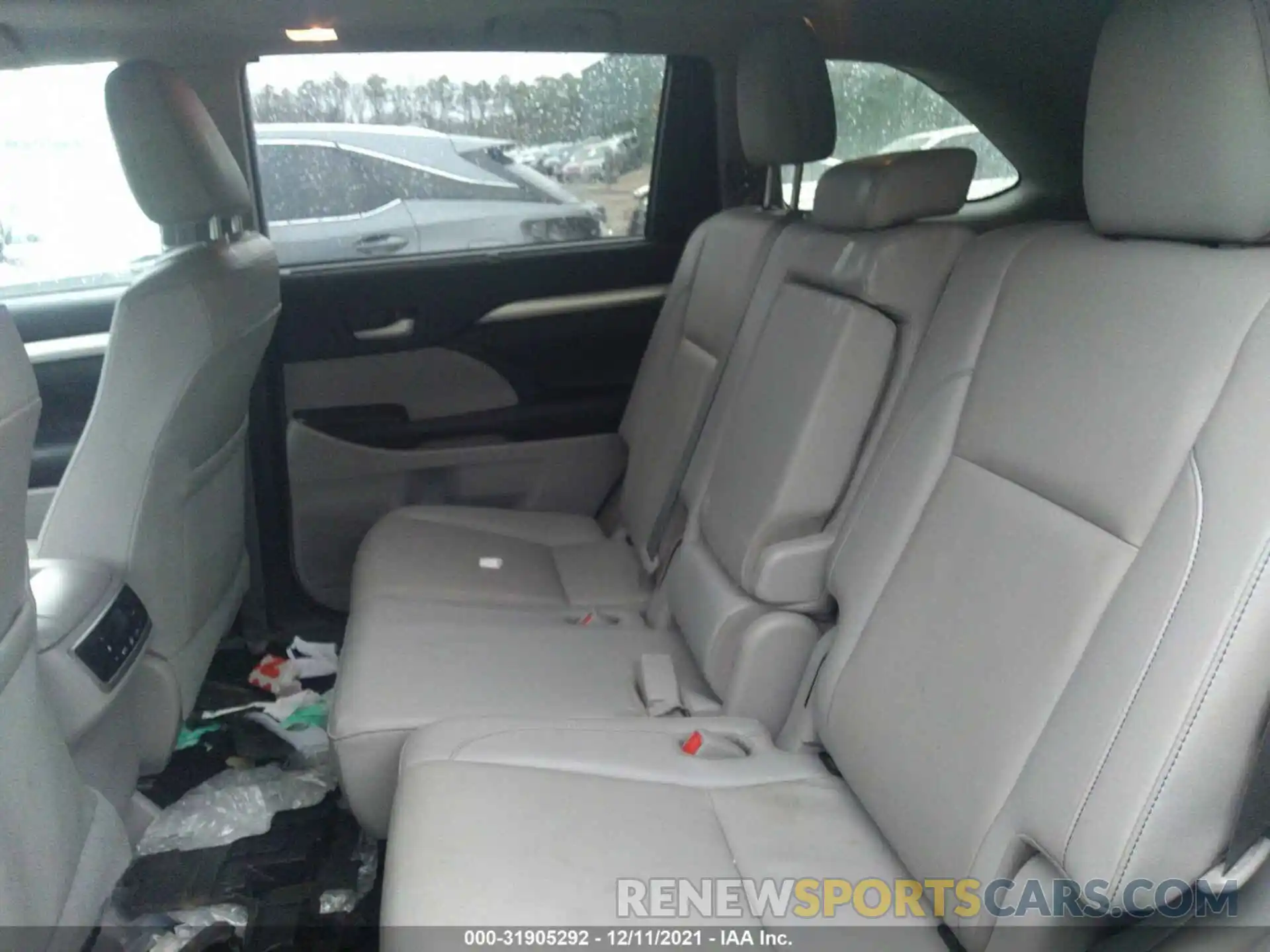 8 Фотография поврежденного автомобиля 5TDJZRFH6KS601280 TOYOTA HIGHLANDER 2019