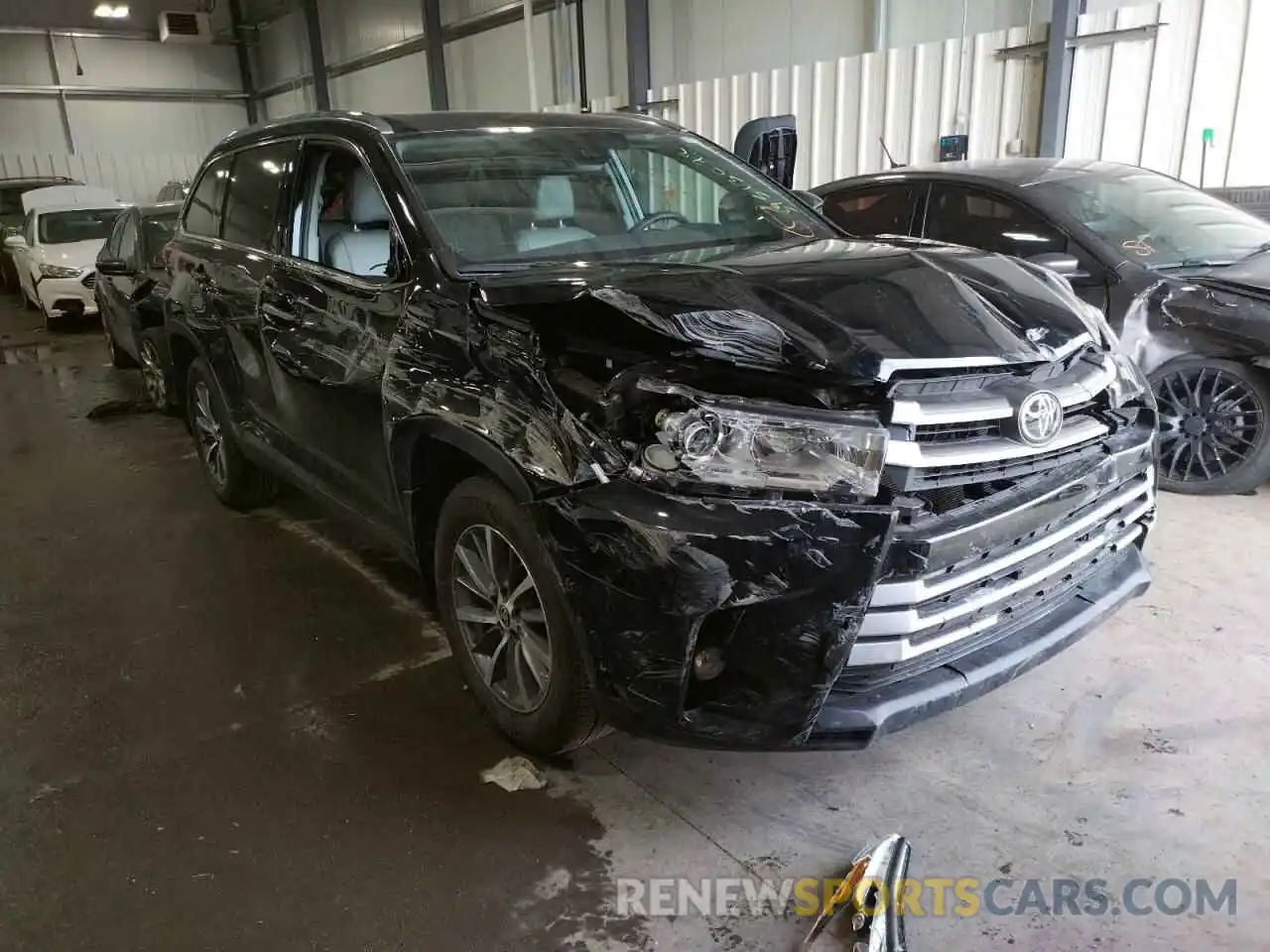 1 Фотография поврежденного автомобиля 5TDJZRFH6KS626356 TOYOTA HIGHLANDER 2019