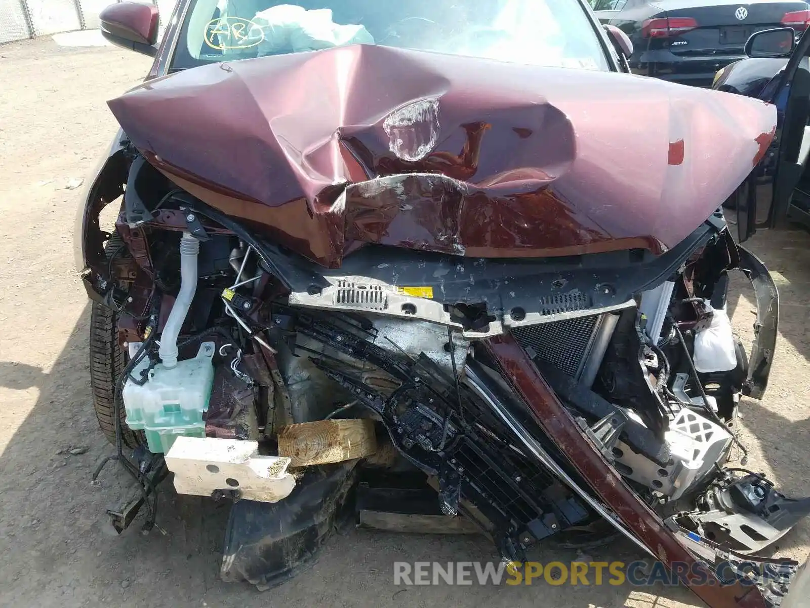 9 Photograph of a damaged car 5TDJZRFH6KS702271 TOYOTA HIGHLANDER 2019