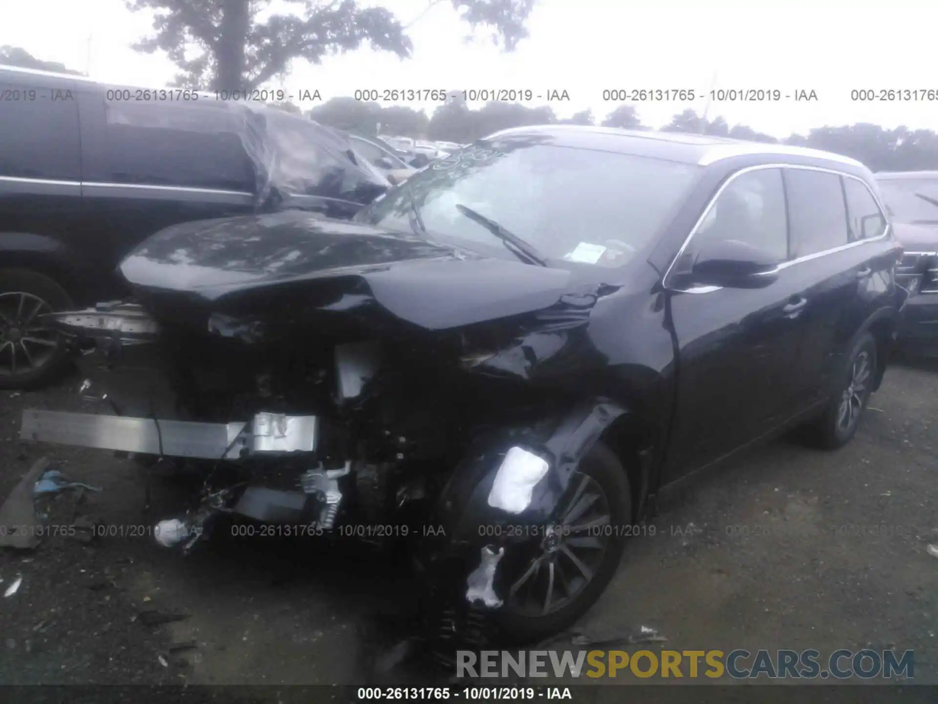 6 Photograph of a damaged car 5TDJZRFH6KS704571 TOYOTA HIGHLANDER 2019