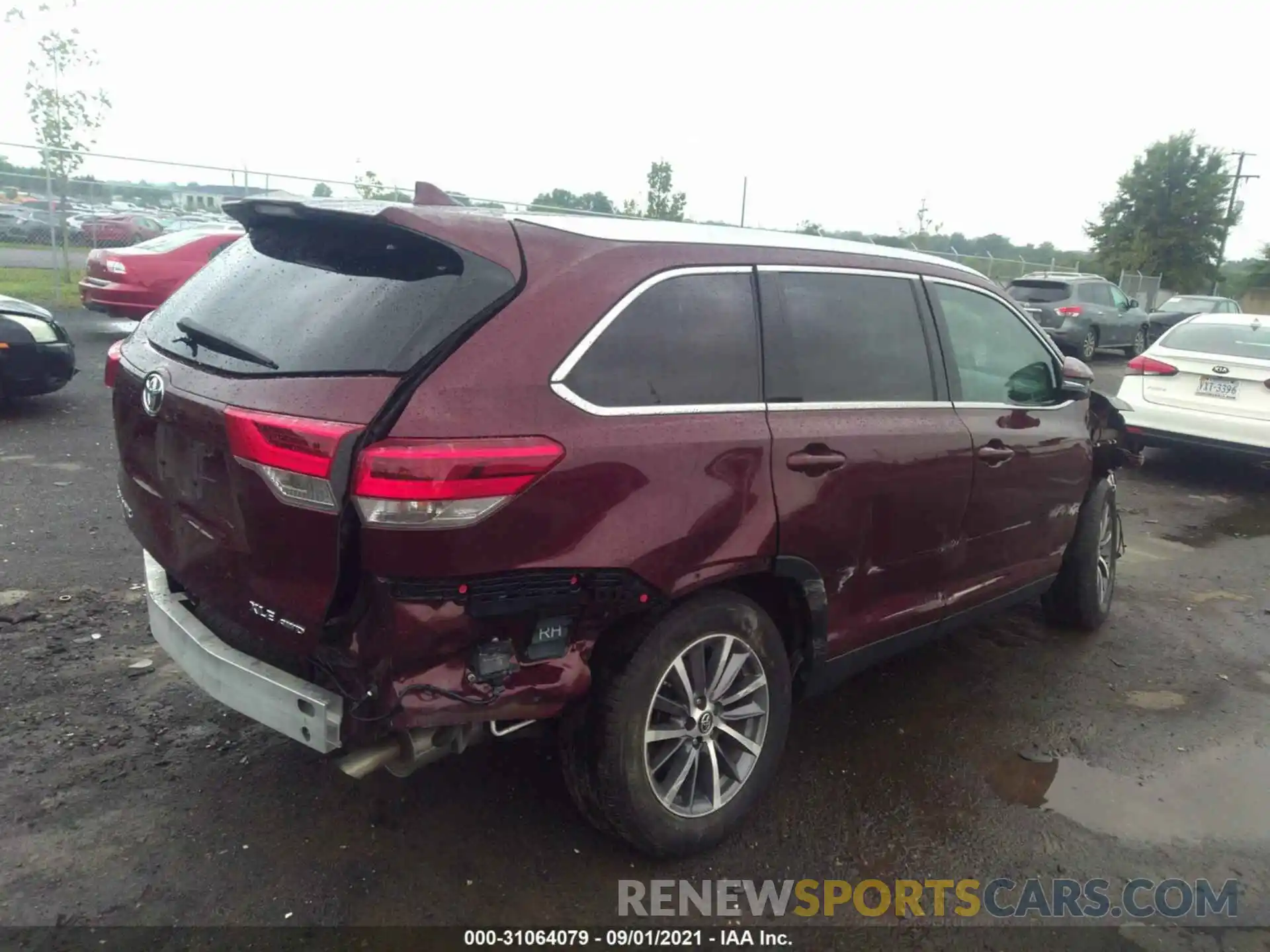 4 Фотография поврежденного автомобиля 5TDJZRFH6KS920243 TOYOTA HIGHLANDER 2019