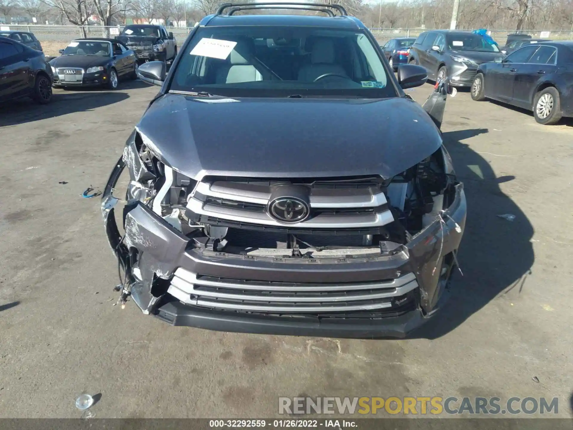 6 Фотография поврежденного автомобиля 5TDJZRFH6KS937110 TOYOTA HIGHLANDER 2019