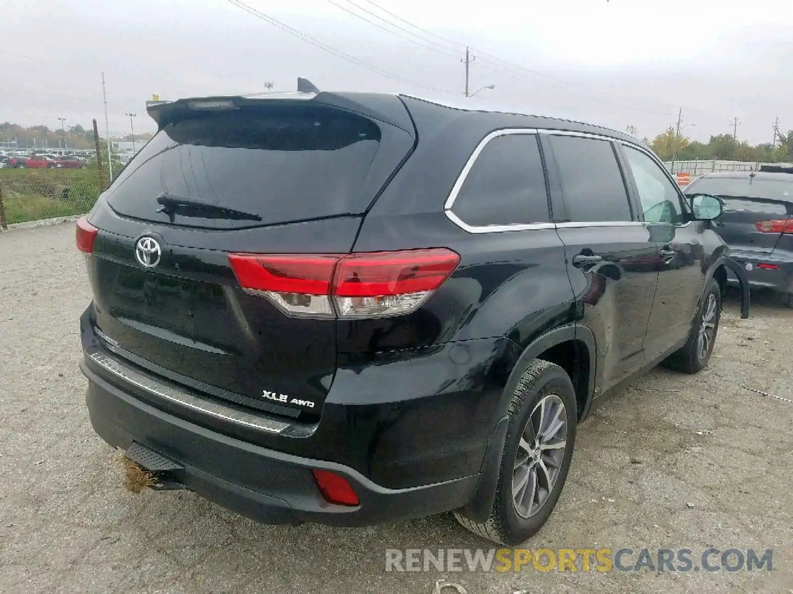 4 Фотография поврежденного автомобиля 5TDJZRFH6KS987263 TOYOTA HIGHLANDER 2019