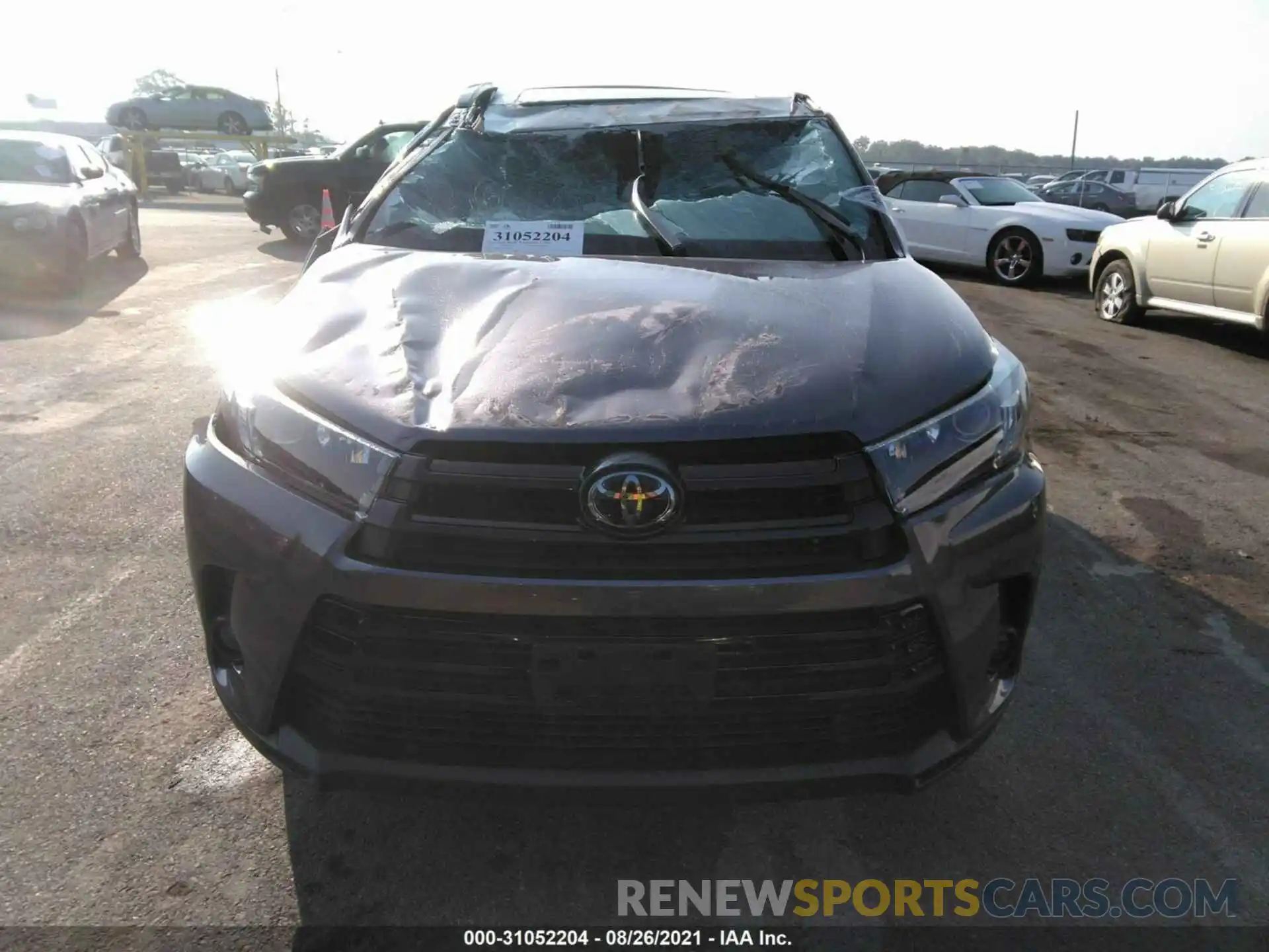 6 Photograph of a damaged car 5TDJZRFH7KS564319 TOYOTA HIGHLANDER 2019