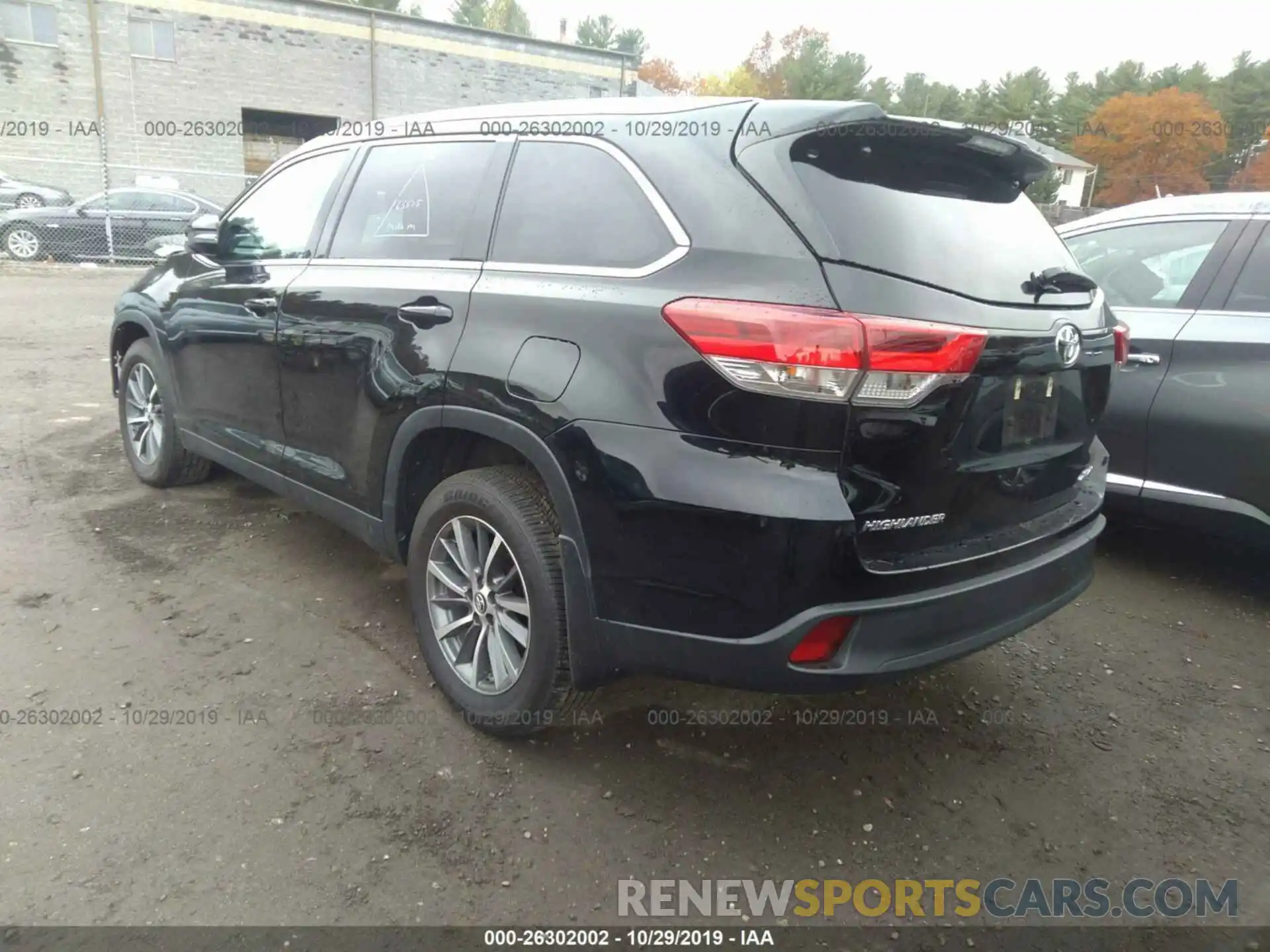 3 Фотография поврежденного автомобиля 5TDJZRFH7KS571285 TOYOTA HIGHLANDER 2019