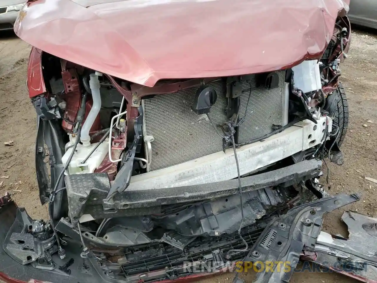 9 Photograph of a damaged car 5TDJZRFH7KS574543 TOYOTA HIGHLANDER 2019