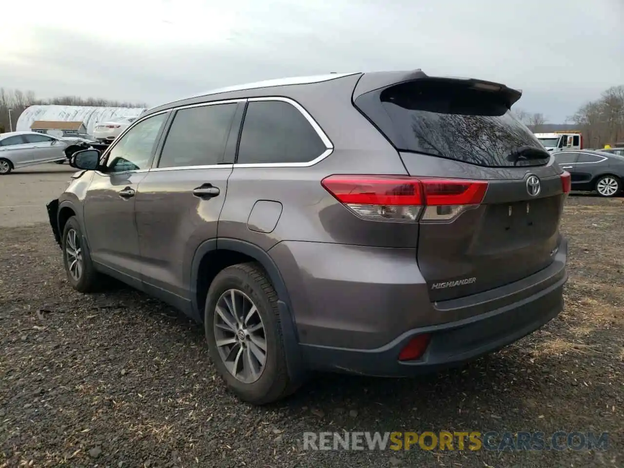 3 Фотография поврежденного автомобиля 5TDJZRFH7KS582254 TOYOTA HIGHLANDER 2019