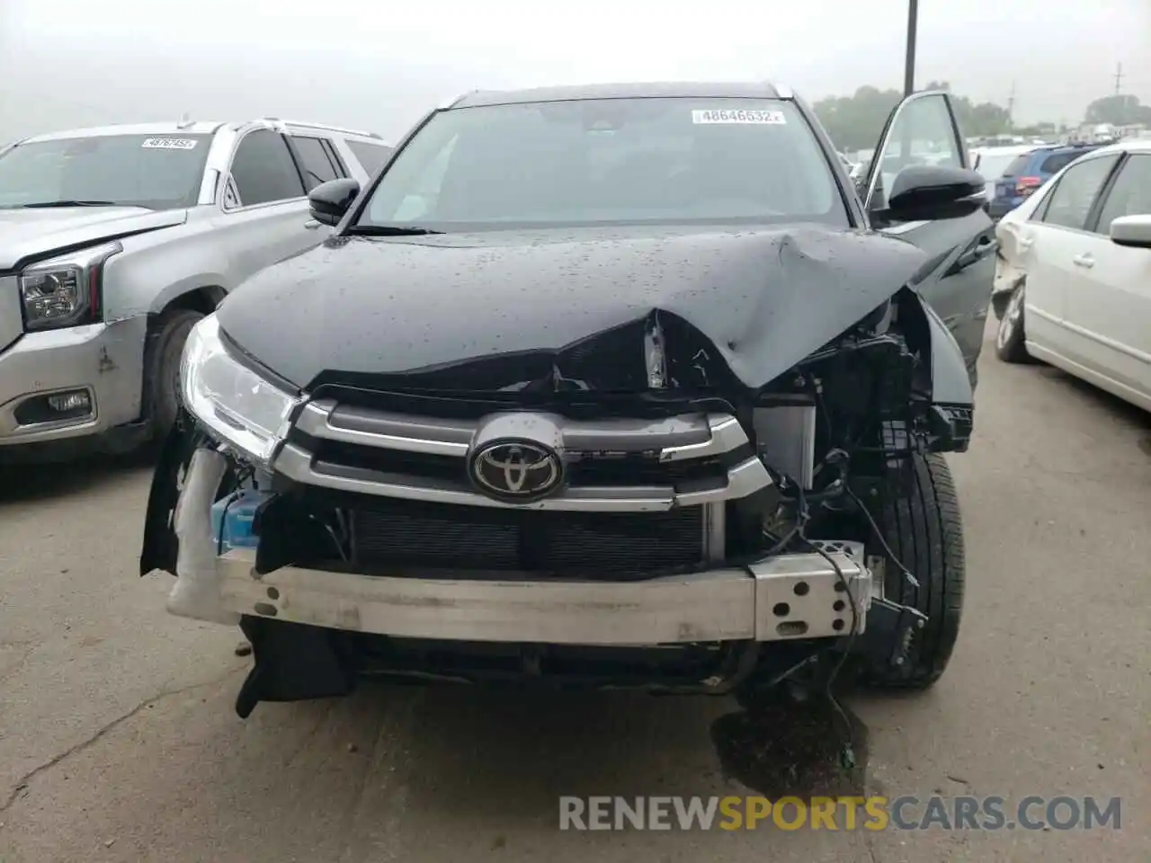 7 Photograph of a damaged car 5TDJZRFH7KS594307 TOYOTA HIGHLANDER 2019