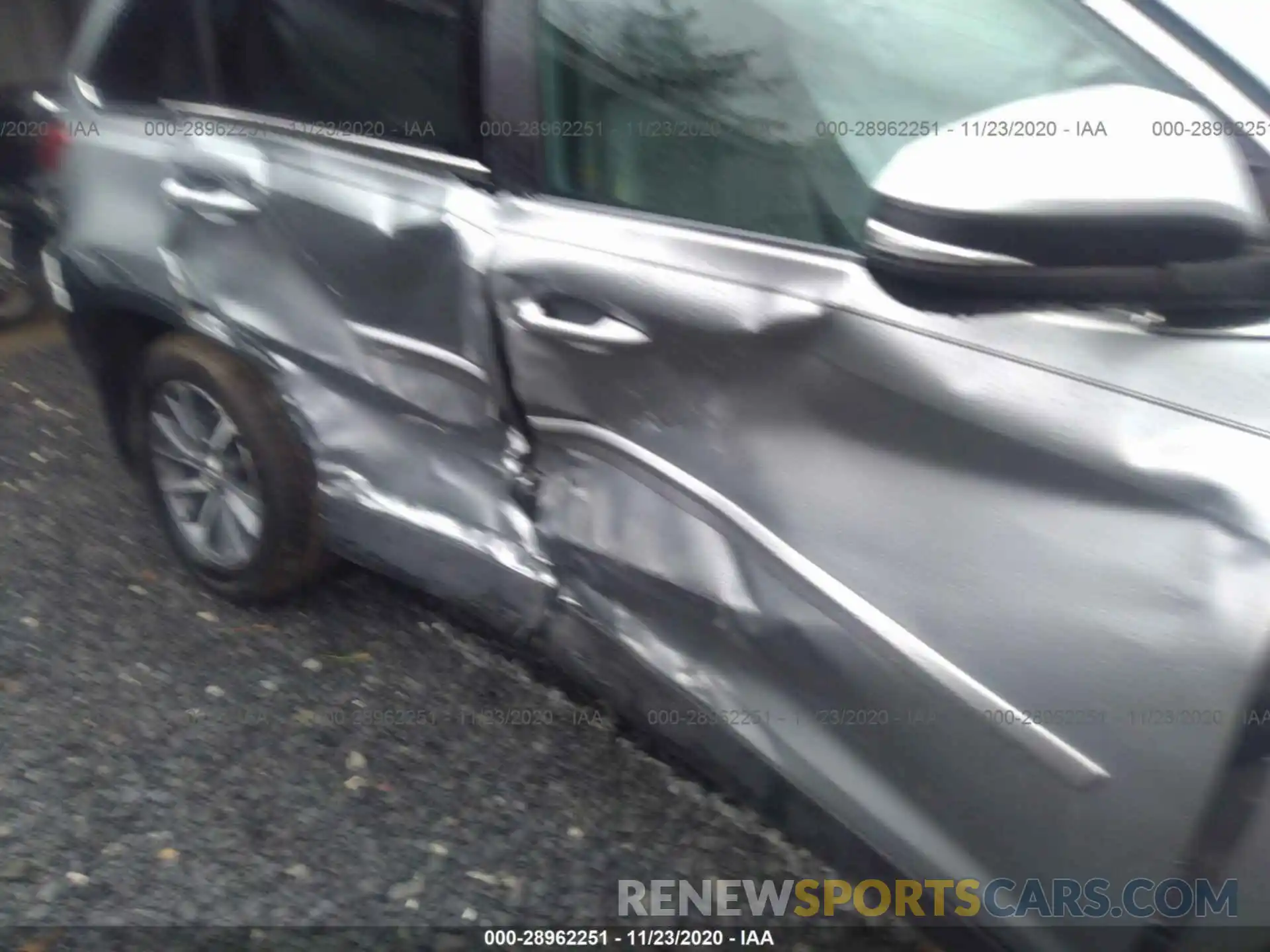 6 Photograph of a damaged car 5TDJZRFH7KS615091 TOYOTA HIGHLANDER 2019