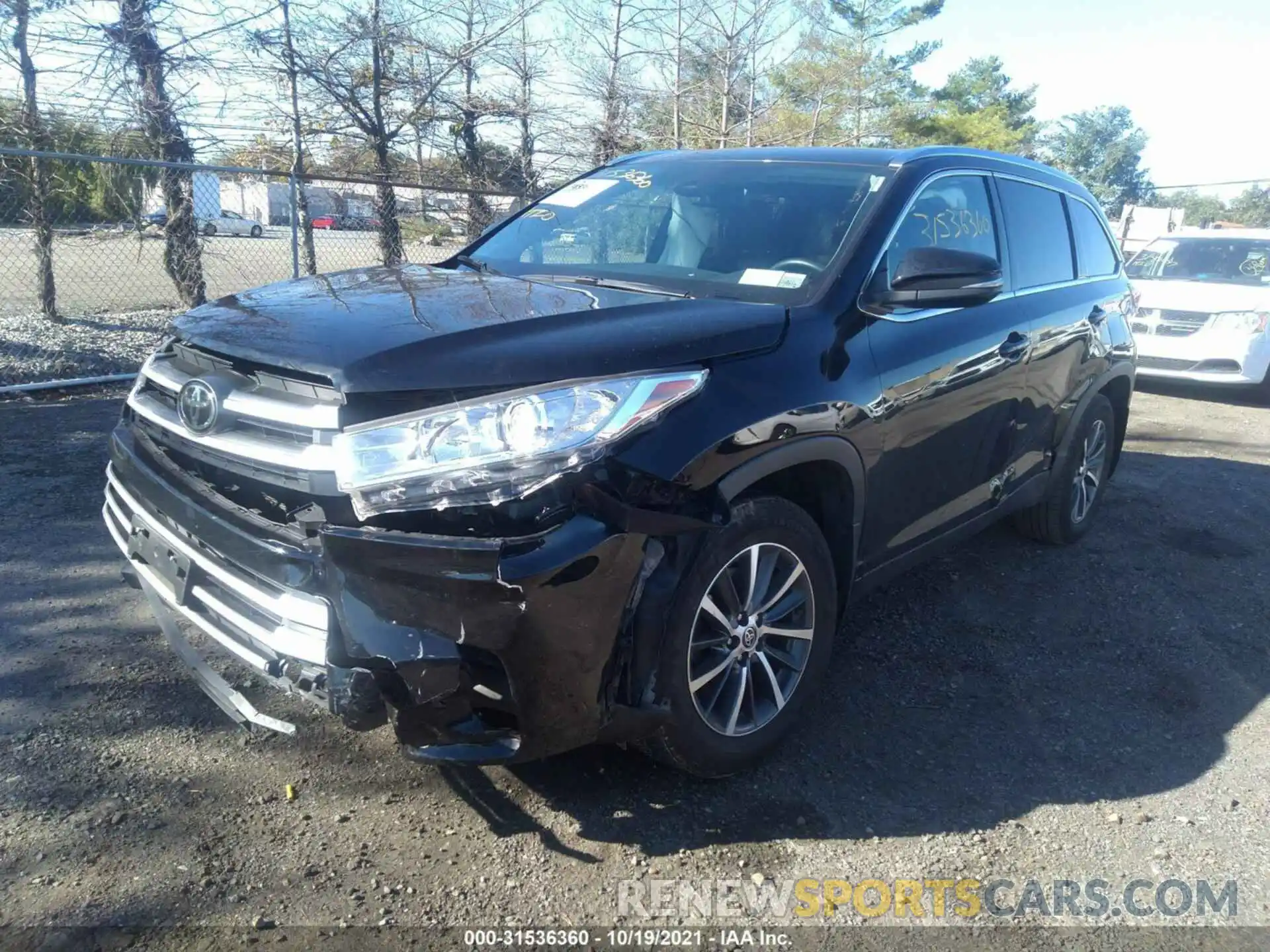 6 Фотография поврежденного автомобиля 5TDJZRFH7KS629329 TOYOTA HIGHLANDER 2019