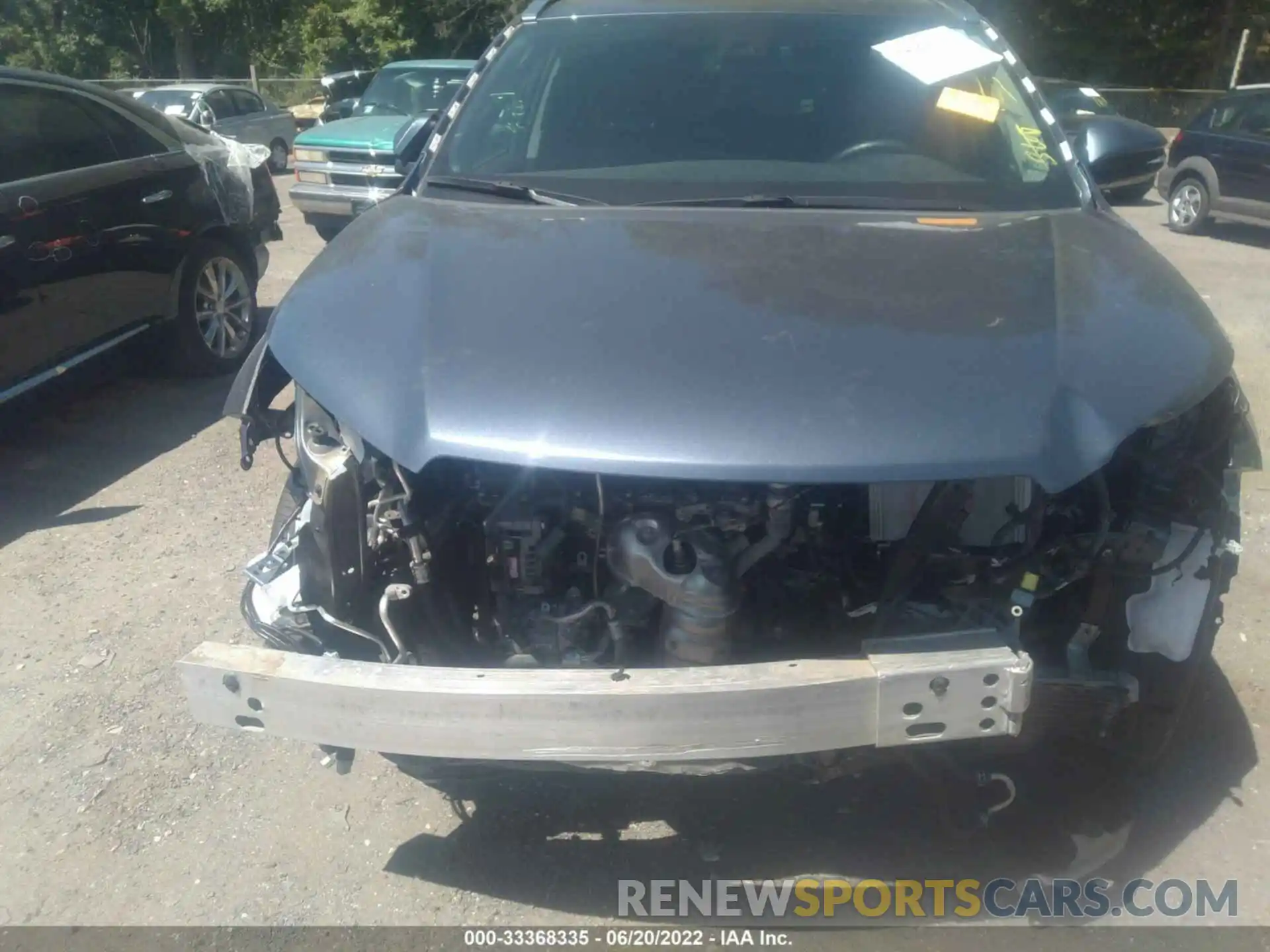 6 Photograph of a damaged car 5TDJZRFH7KS730760 TOYOTA HIGHLANDER 2019