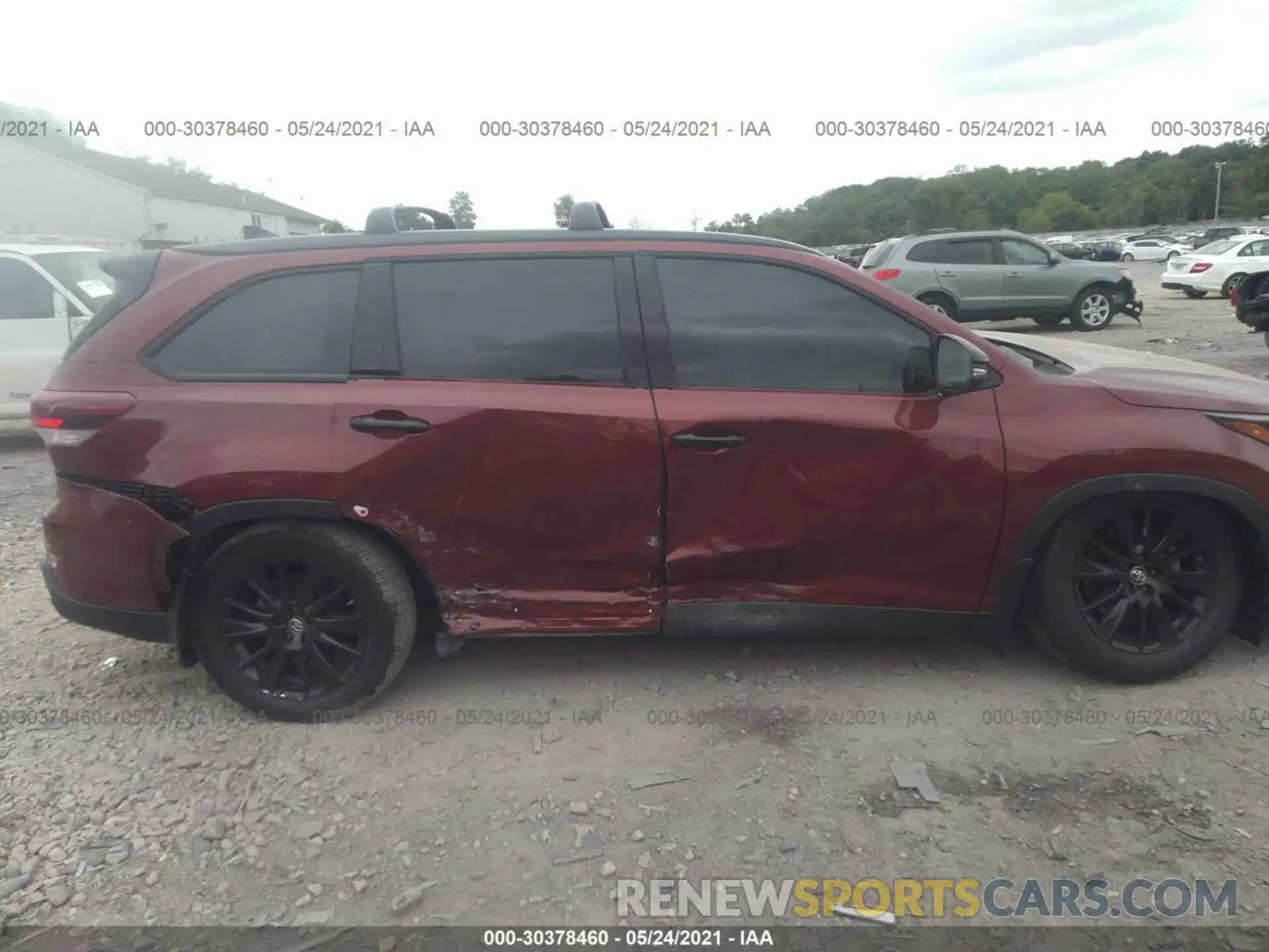 6 Photograph of a damaged car 5TDJZRFH7KS975171 TOYOTA HIGHLANDER 2019