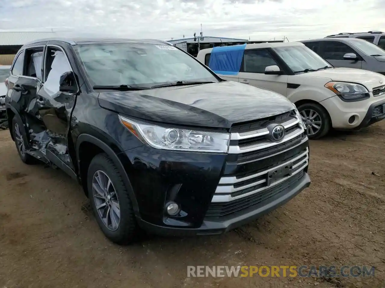 4 Фотография поврежденного автомобиля 5TDJZRFH8KS598141 TOYOTA HIGHLANDER 2019