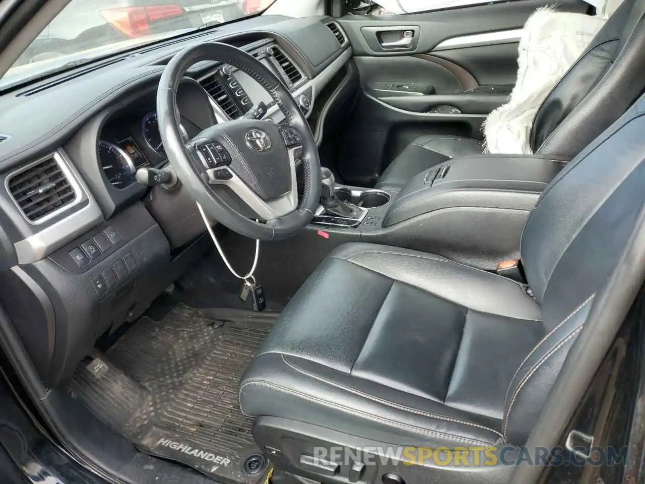 7 Фотография поврежденного автомобиля 5TDJZRFH8KS598141 TOYOTA HIGHLANDER 2019