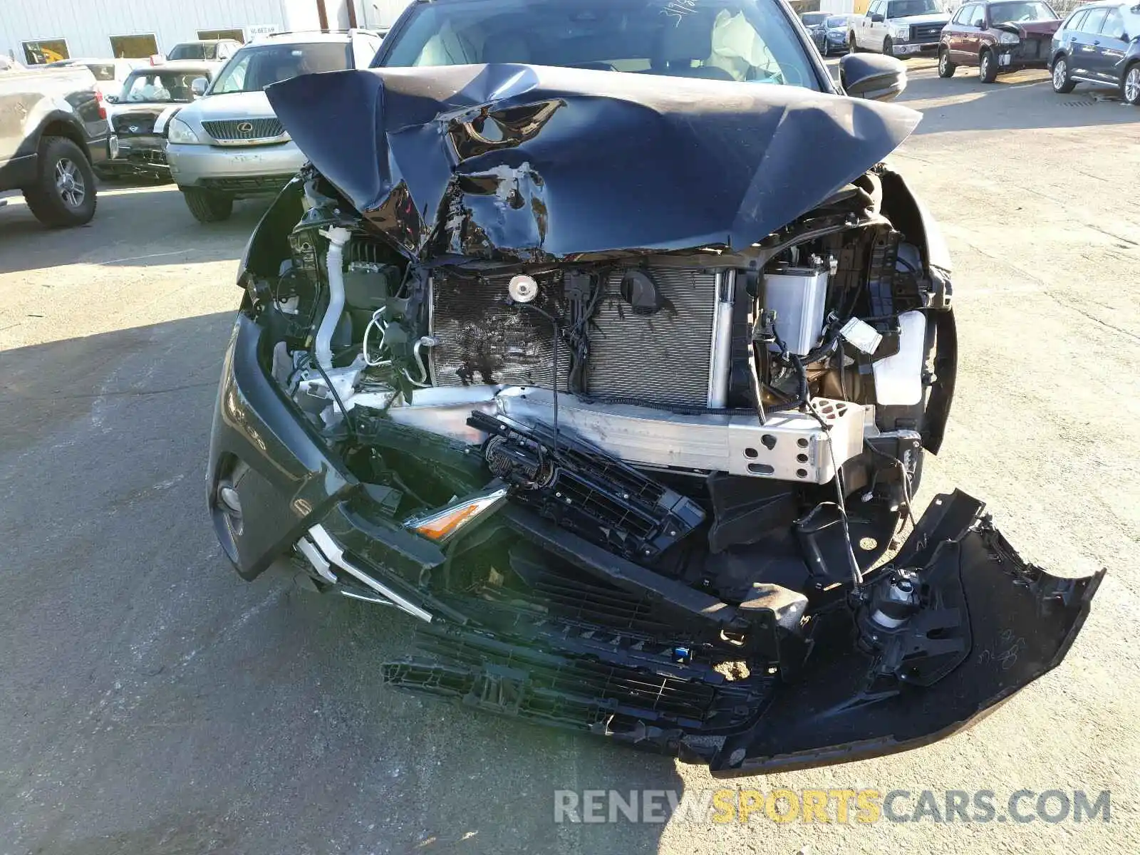 7 Photograph of a damaged car 5TDJZRFH8KS614404 TOYOTA HIGHLANDER 2019