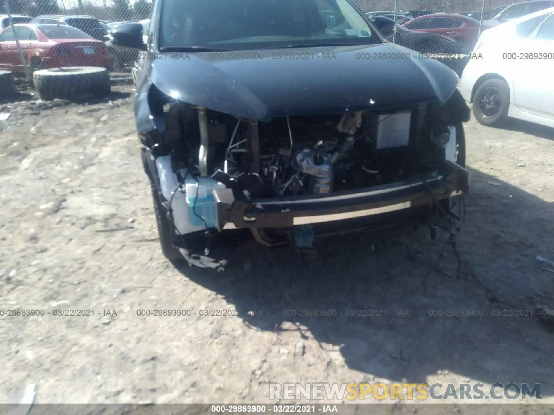 6 Photograph of a damaged car 5TDJZRFH8KS620252 TOYOTA HIGHLANDER 2019