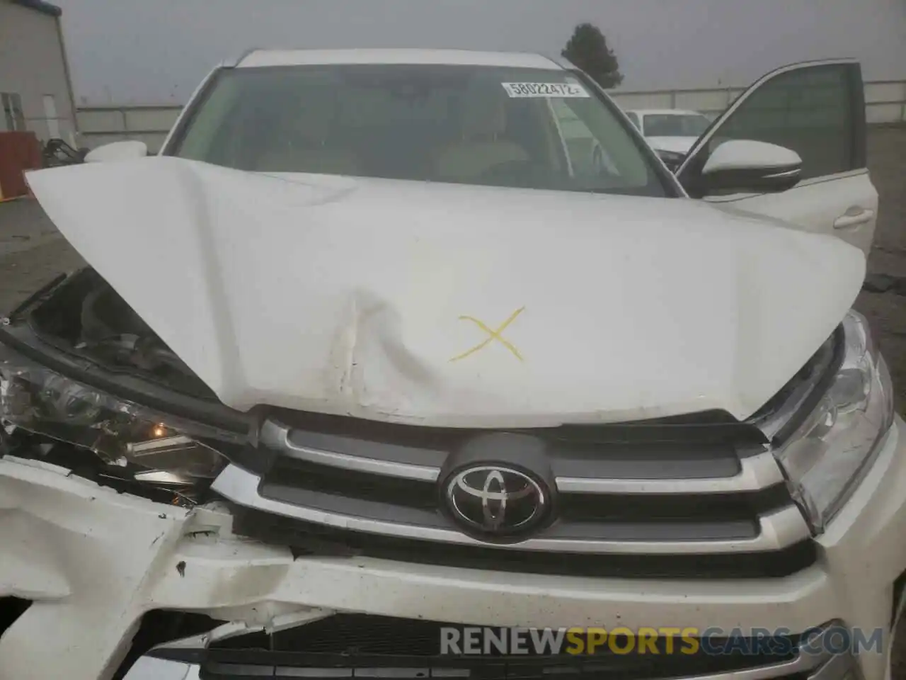 7 Photograph of a damaged car 5TDJZRFH8KS921121 TOYOTA HIGHLANDER 2019