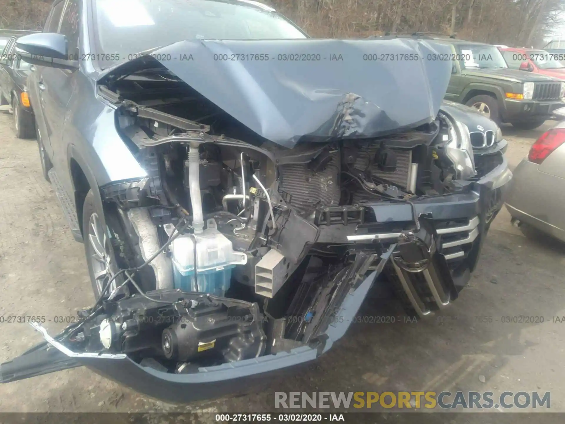 6 Photograph of a damaged car 5TDJZRFH8KS932023 TOYOTA HIGHLANDER 2019