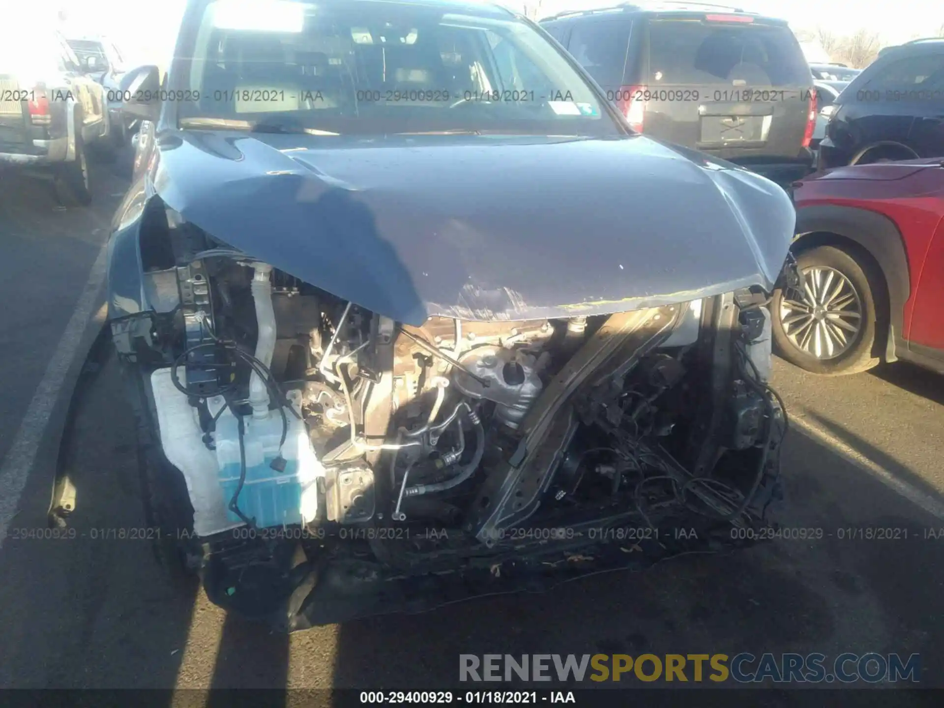 6 Photograph of a damaged car 5TDJZRFH8KS965216 TOYOTA HIGHLANDER 2019