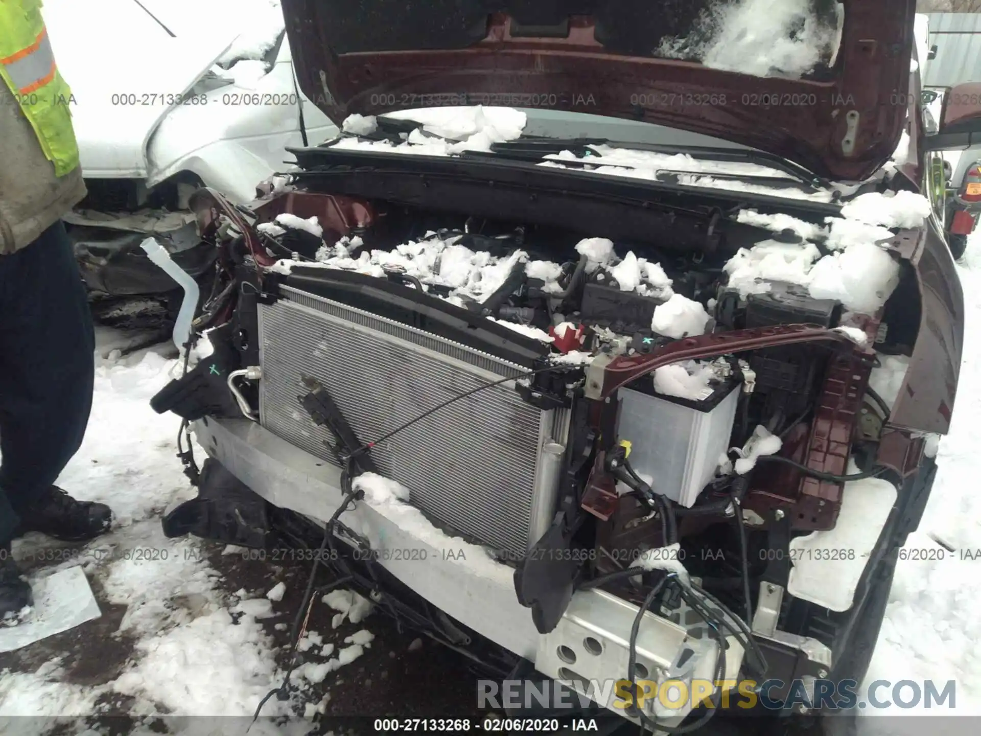 6 Photograph of a damaged car 5TDJZRFH8KS973185 TOYOTA HIGHLANDER 2019