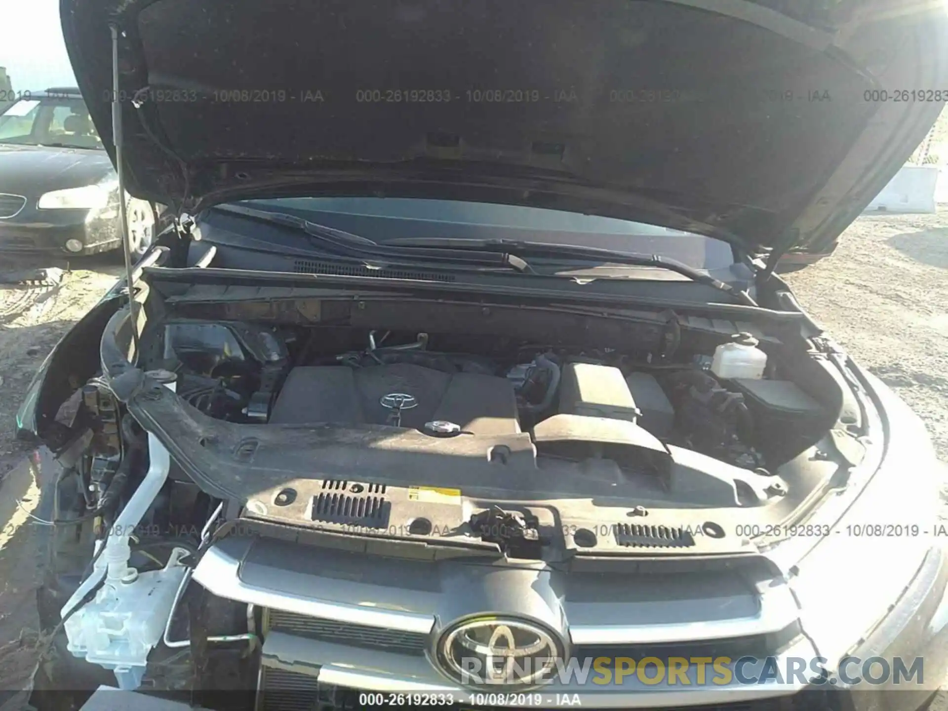 10 Фотография поврежденного автомобиля 5TDJZRFH9KS569182 TOYOTA HIGHLANDER 2019