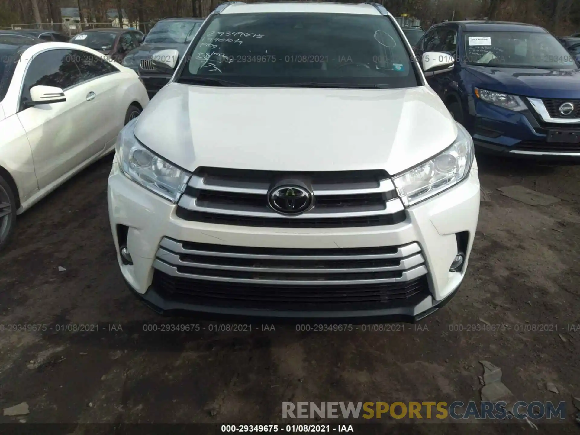 6 Фотография поврежденного автомобиля 5TDJZRFH9KS588265 TOYOTA HIGHLANDER 2019