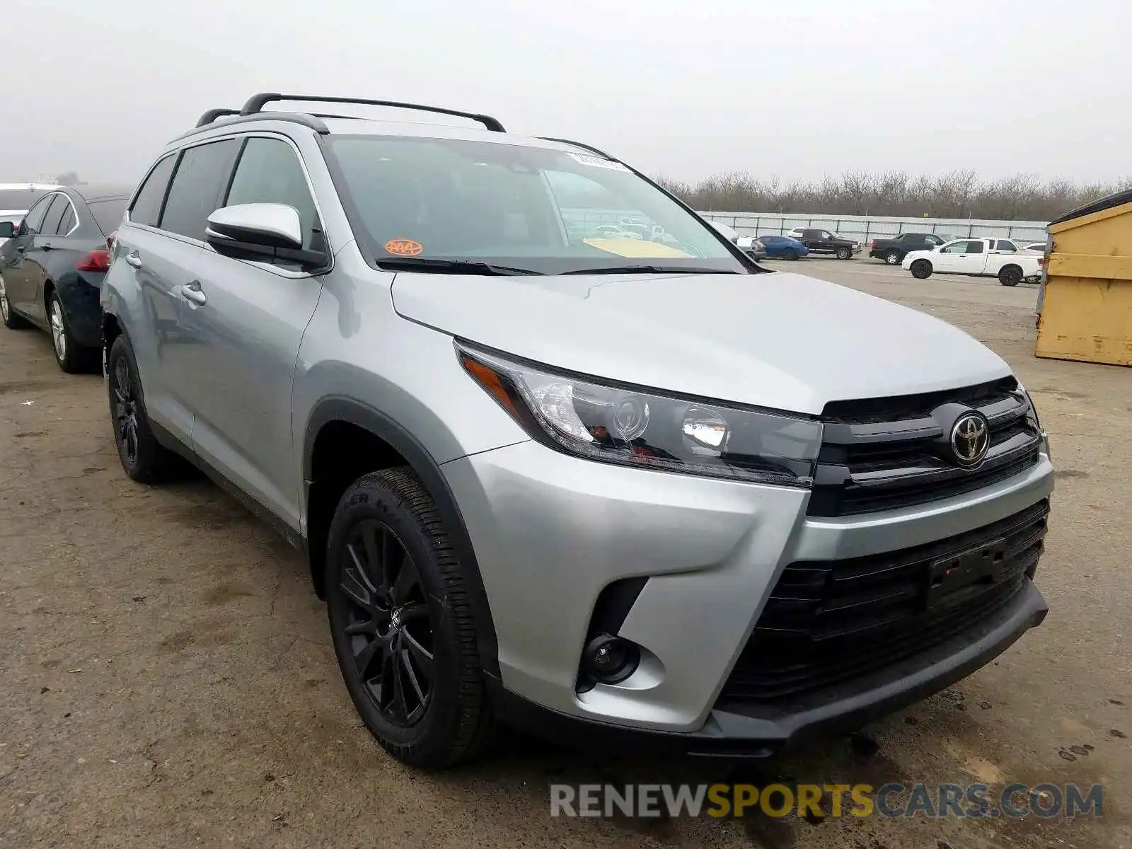 1 Фотография поврежденного автомобиля 5TDJZRFH9KS604013 TOYOTA HIGHLANDER 2019