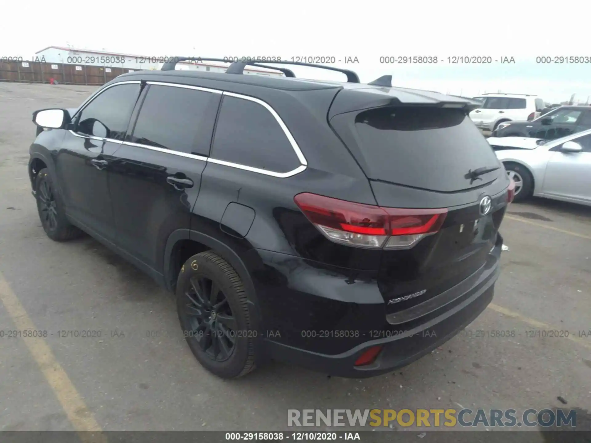 3 Фотография поврежденного автомобиля 5TDJZRFH9KS628697 TOYOTA HIGHLANDER 2019