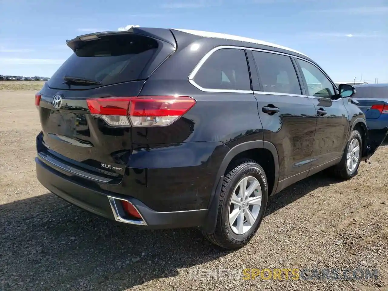 4 Фотография поврежденного автомобиля 5TDJZRFH9KS745230 TOYOTA HIGHLANDER 2019