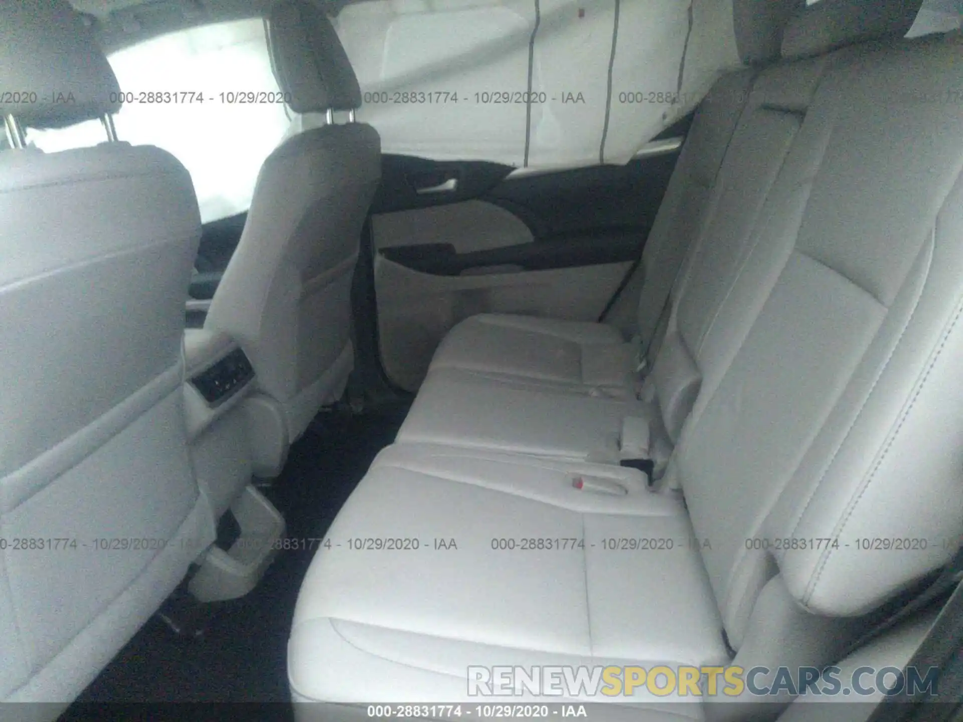 8 Фотография поврежденного автомобиля 5TDJZRFH9KS947694 TOYOTA HIGHLANDER 2019