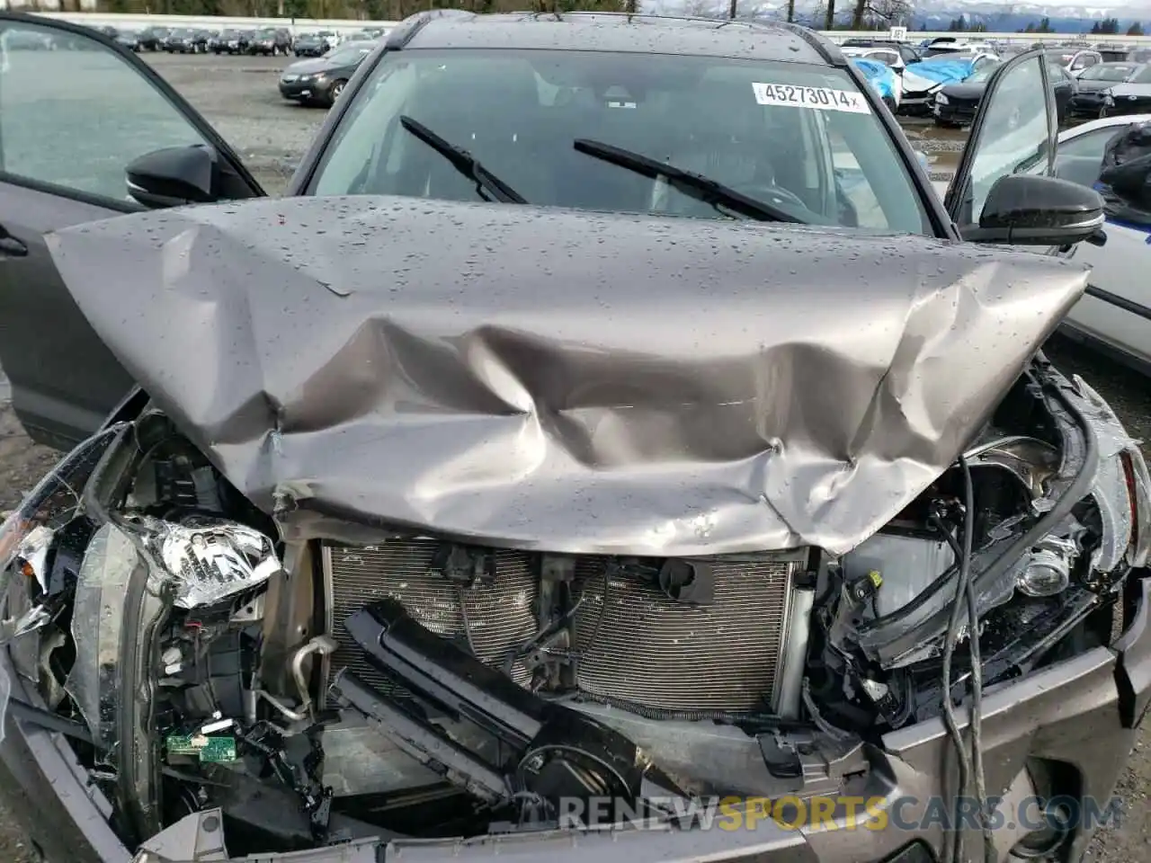 11 Photograph of a damaged car 5TDJZRFH9KS971218 TOYOTA HIGHLANDER 2019